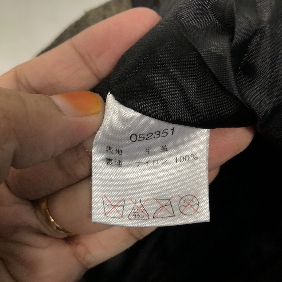 Japanese Brand 📌Vintage Biker Racing Leather Pants Dual Issey Miyake Size US 32 / EU 48 - 20 Thumbnail