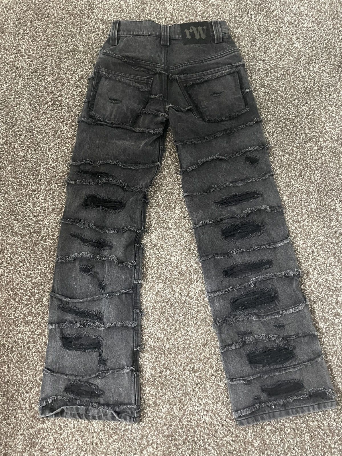 Racer Worldwide Distressed black racerworlwide jeans Size US 26 / EU 42 - 5 Thumbnail
