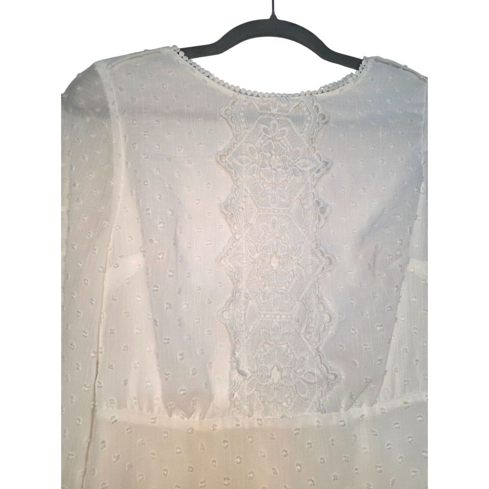 & Other Stories Andree 93763-SP Women’s White Dress Bridal Graduation Small Size S / US 4 / IT 40 - 8 Thumbnail