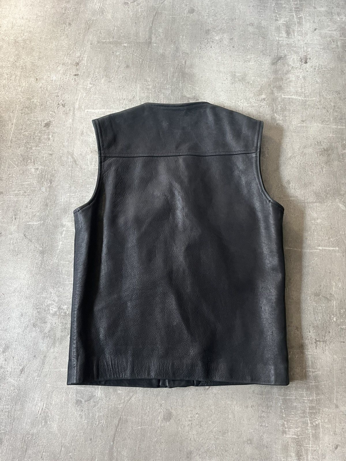 Maison Margiela Maison Margiela A/W 10 Replica Bikers Waistcoat leather vest Size US S / EU 44-46 / 1 - 5 Thumbnail