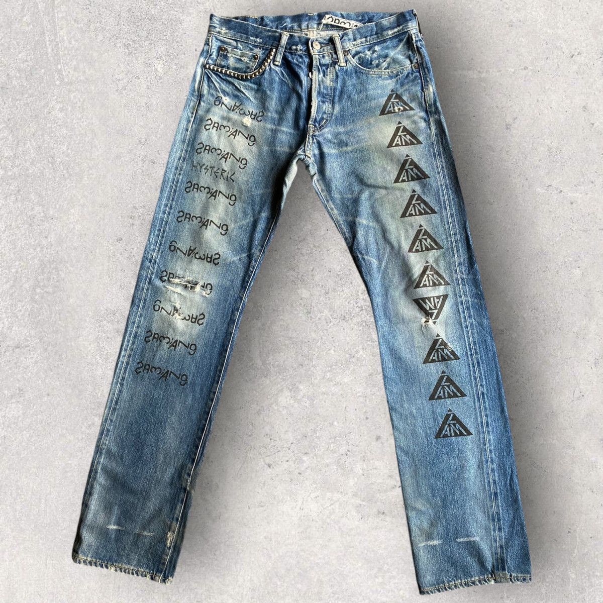 Hysteric Glamour × Undercover Hysteric Glamour X Undercover Zamiang Jeans |  Grailed