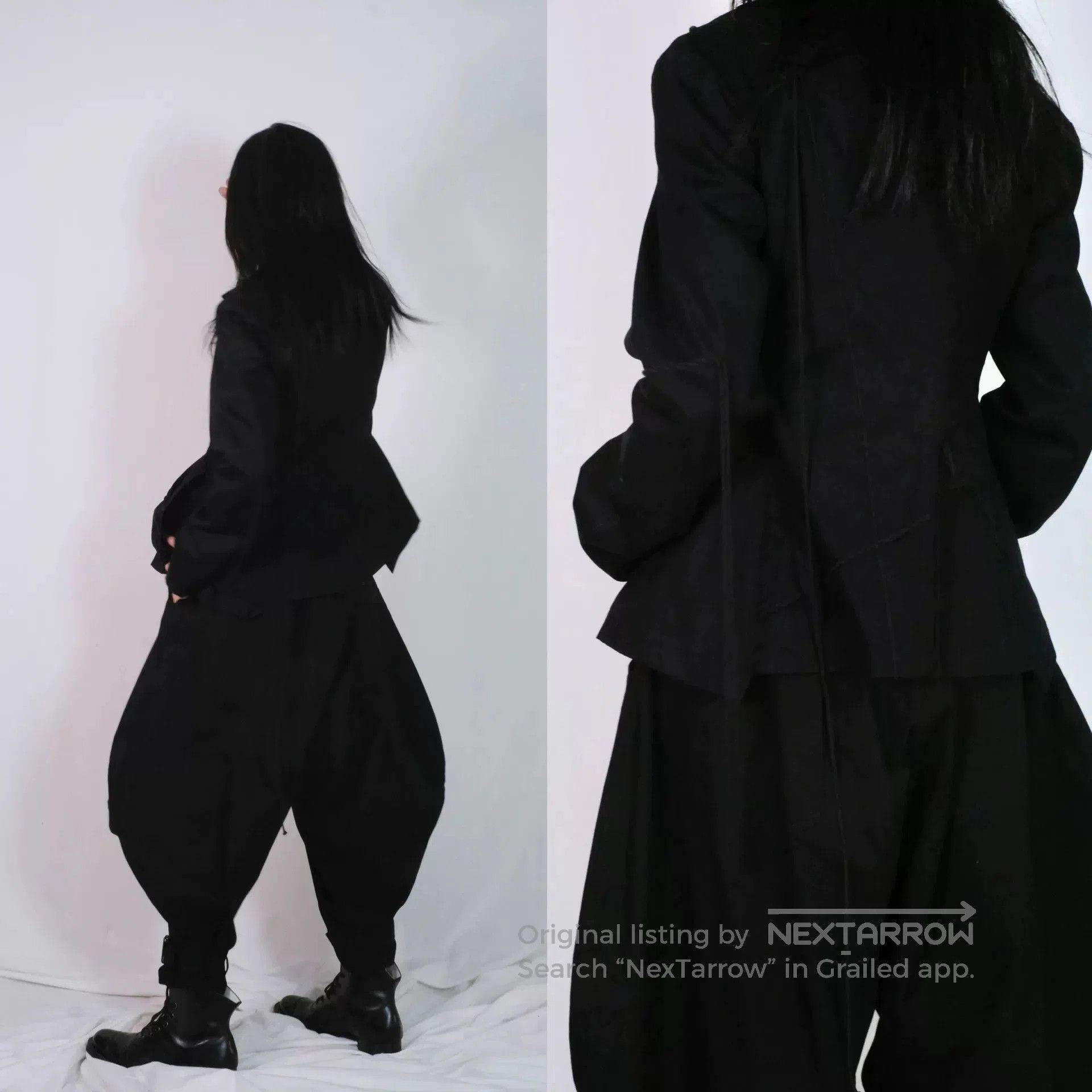 Yohji Yamamoto Asymmetrical Pocketed Jacket by Yohji Yamamoto. Size M / US 6-8 / IT 42-44 - 4 Thumbnail