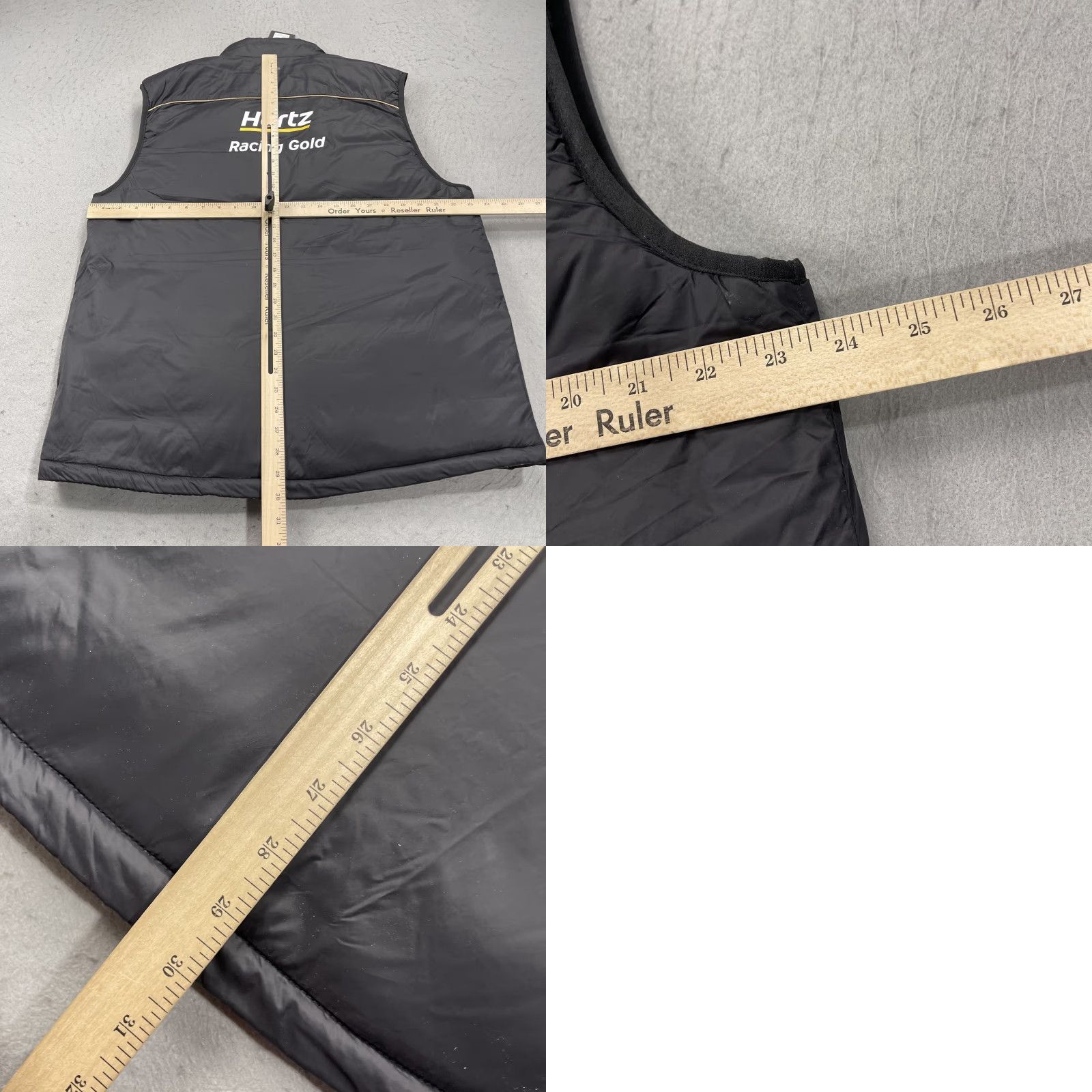 Vintage Hertz Vest Mens XL Black Gilet Full Zip Size US XL / EU 56 / 4 - 8 Thumbnail