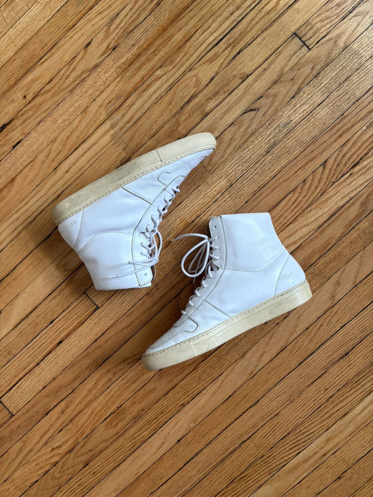 Common Projects Common Projects Vintage Bball High (White) Size US 8 / EU 41 - 2 Thumbnail