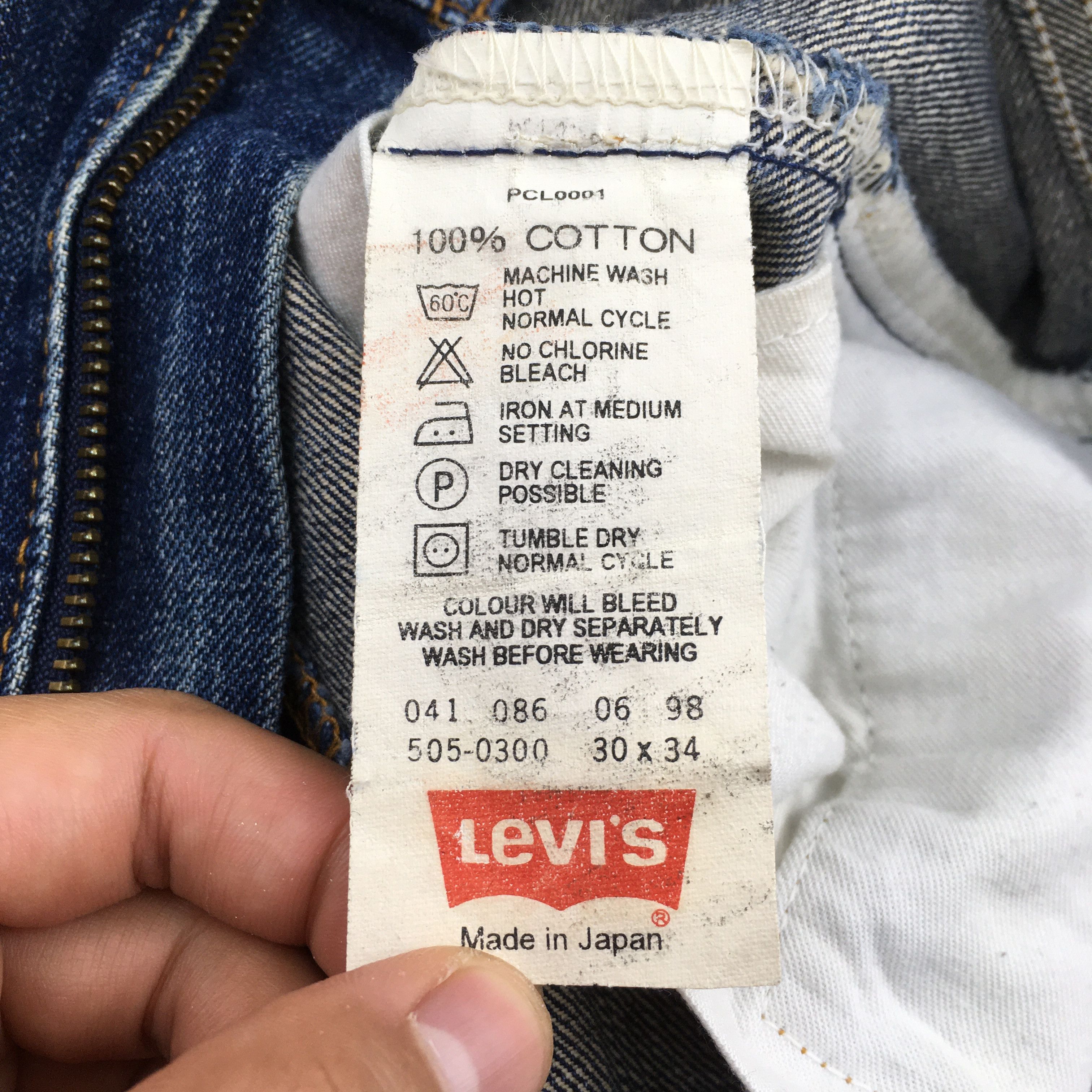 Levi's Size 29x30 Vintage Levi's 505 0300 Light Wash Jeans S1257 Size US 29 - 13 Thumbnail