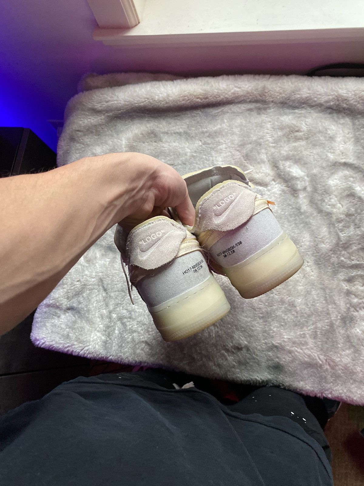 Nike × Off-White × Virgil Abloh Off White Nike Air Force 1 Size US 10 / EU 43 - 3 Thumbnail