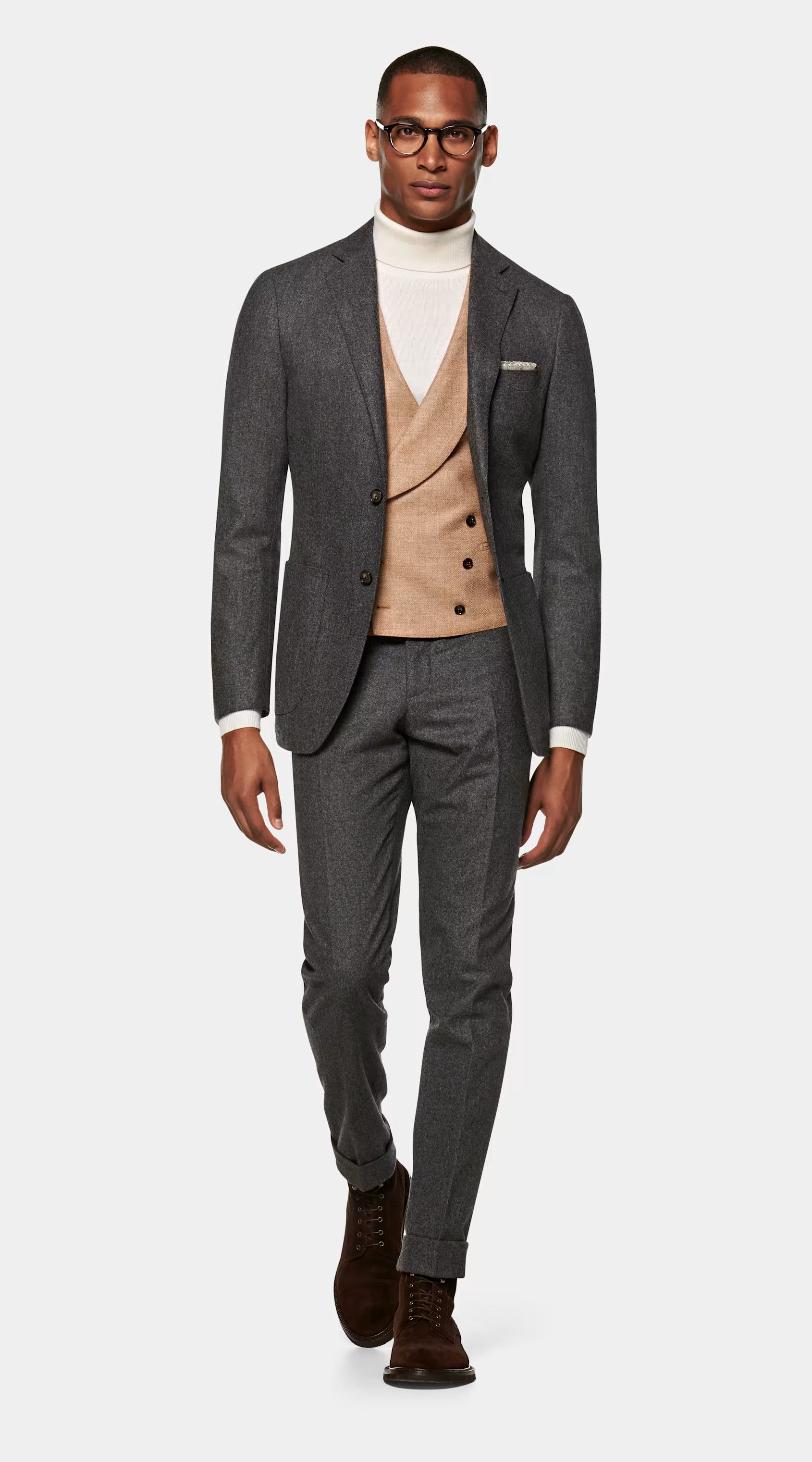 Suitsupply Suitsupply 38 S Havana Suit Mid Gray Size 38S - 1 Thumbnail