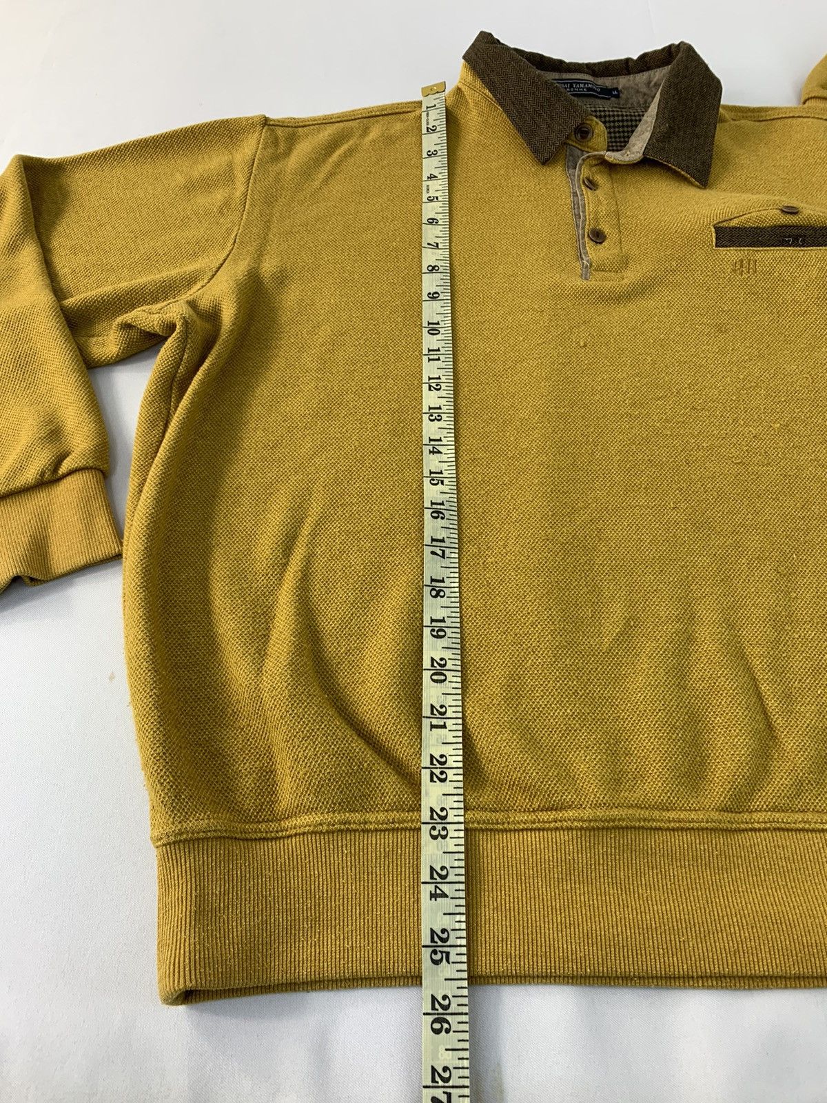 Japanese Brand Kansai Yamamoto Homme Collar Pullover Sweatshirt Design Size US L / EU 52-54 / 3 - 10 Thumbnail