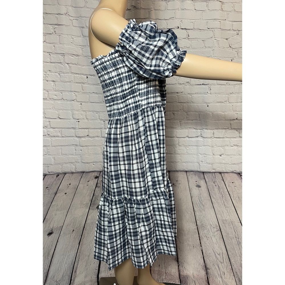 Tommy Hilfiger NWT New $119 Tommy Hilfiger Smocked Off Shoulder Puff Sleev Size XL / US 12-14 / IT 48-50 - 4 Thumbnail