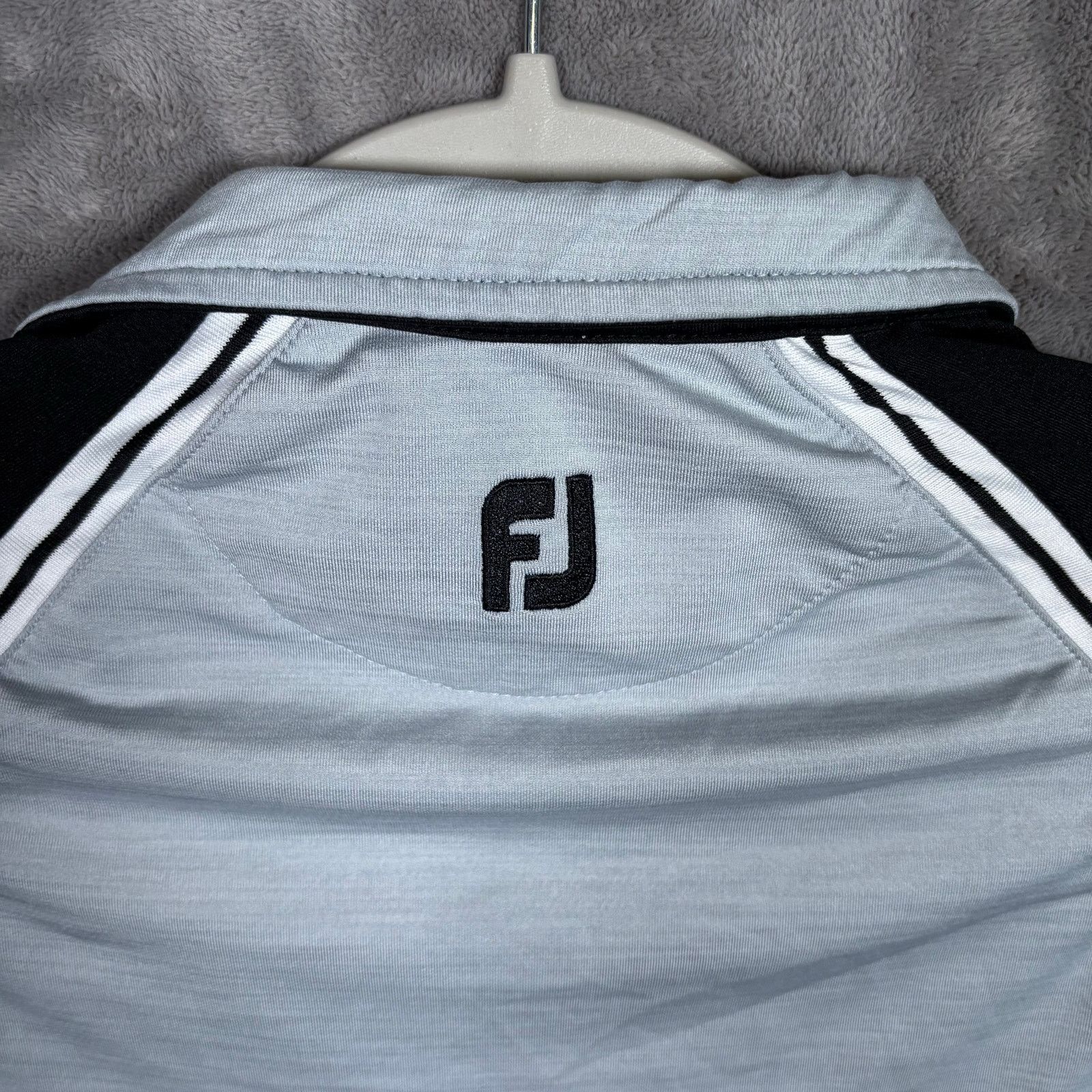 Footjoy FootJoy Women’s XS Full Zip Golf Jacket Black Gray Stretch Size XS / US 0-2 / IT 36-38 - 6 Thumbnail