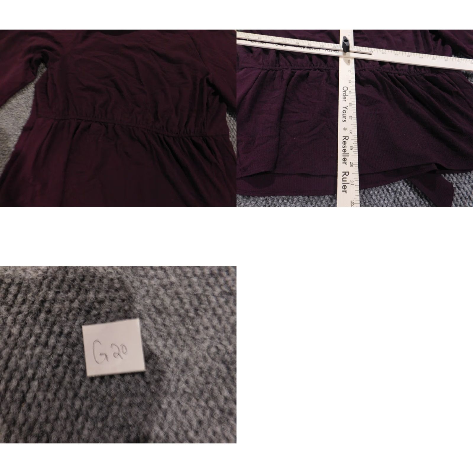 Vintage Jennifer Lopez Womens Blouse Medium Purple pullover top Size M / US 6-8 / IT 42-44 - 9 Thumbnail