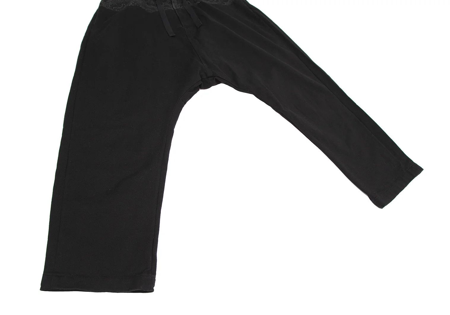 Yohji Yamamoto Damask Print Sarouel Pants in Black Size US 30 / EU 46 - 8 Thumbnail