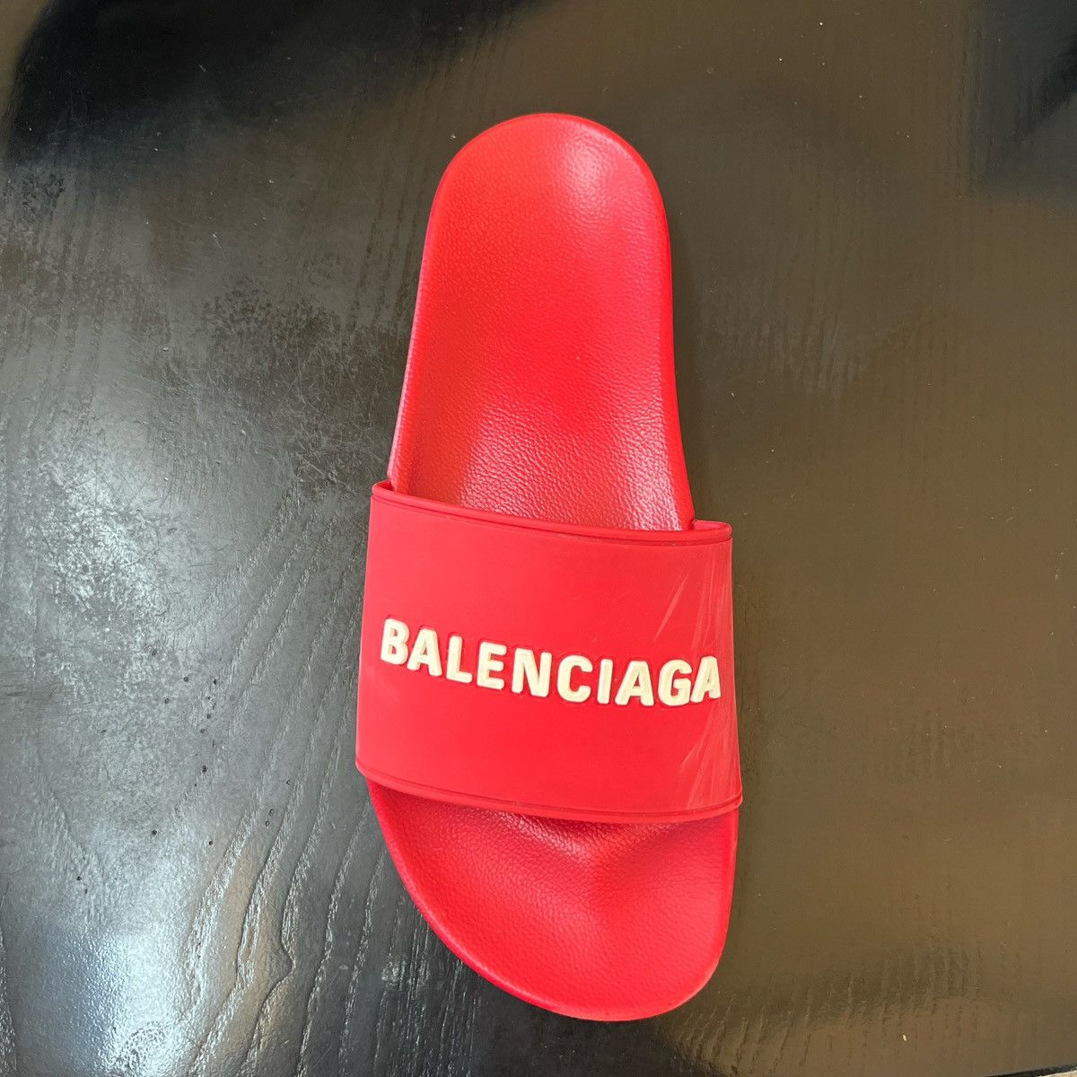 Balenciaga balenciaga outline white pool slides Size US 8 / EU 41 - 2 Thumbnail