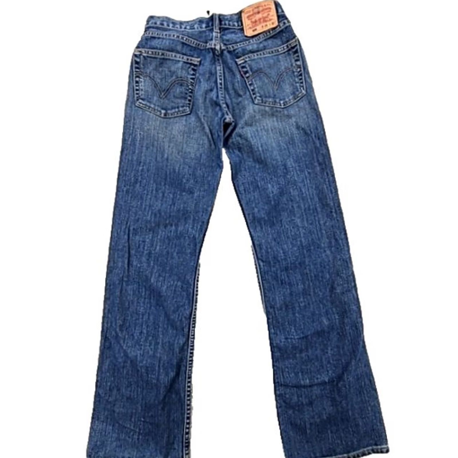 Vintage Levi Men’s Medium Wash 506 Straight Jeans 29x32 Stretch Size US 28 / EU 44 - 2 Thumbnail