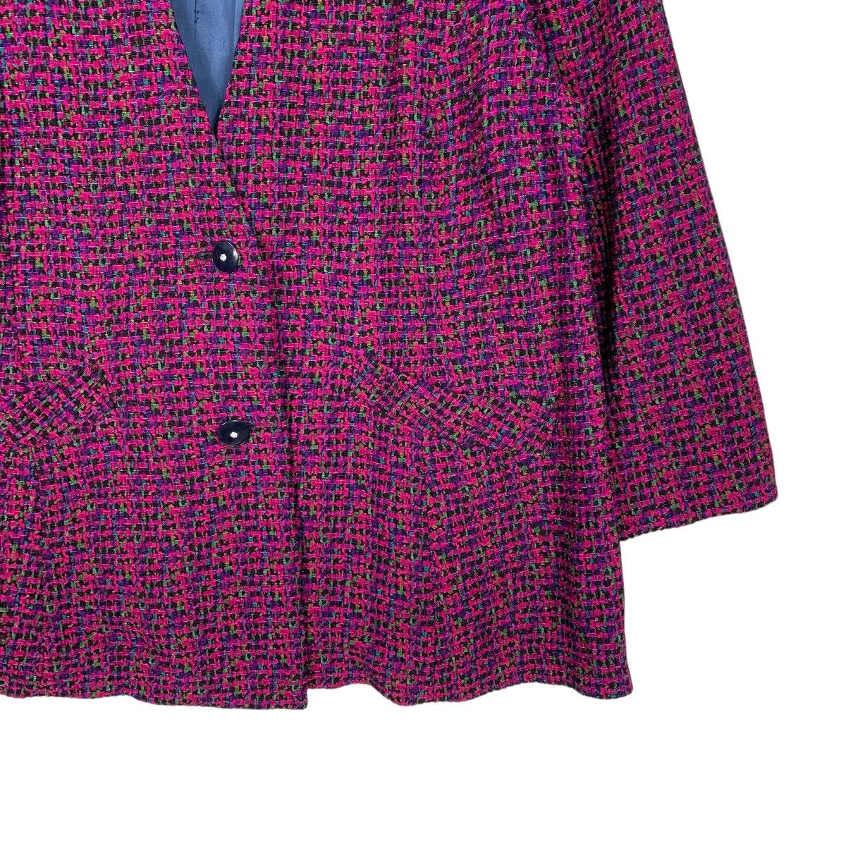 Japanese Brand Japanese Designer Masuko Iwai Women Tweed Jacket Size M / US 6-8 / IT 42-44 - 4 Thumbnail