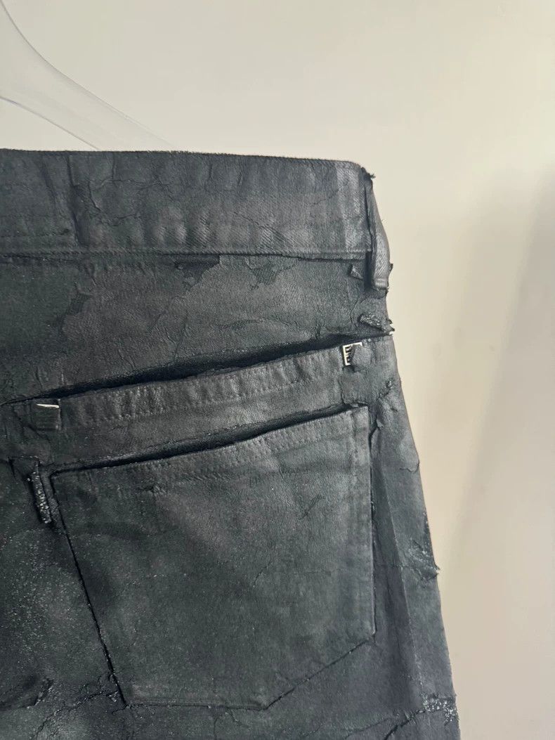 Givenchy Givenchy Coated Denim Pants by Givenchy -2507 Size US 31 - 4 Thumbnail