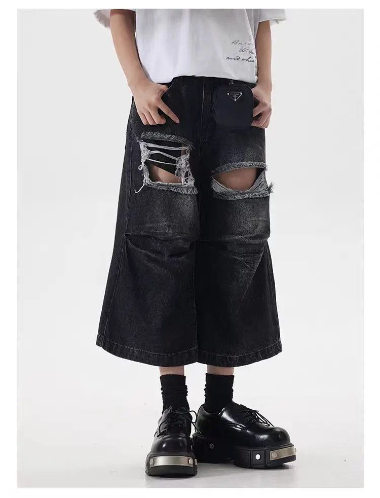 Designer × Japanese Brand Vintage Casual Loose Harajuku Shorts Size US 31 - 2 Thumbnail