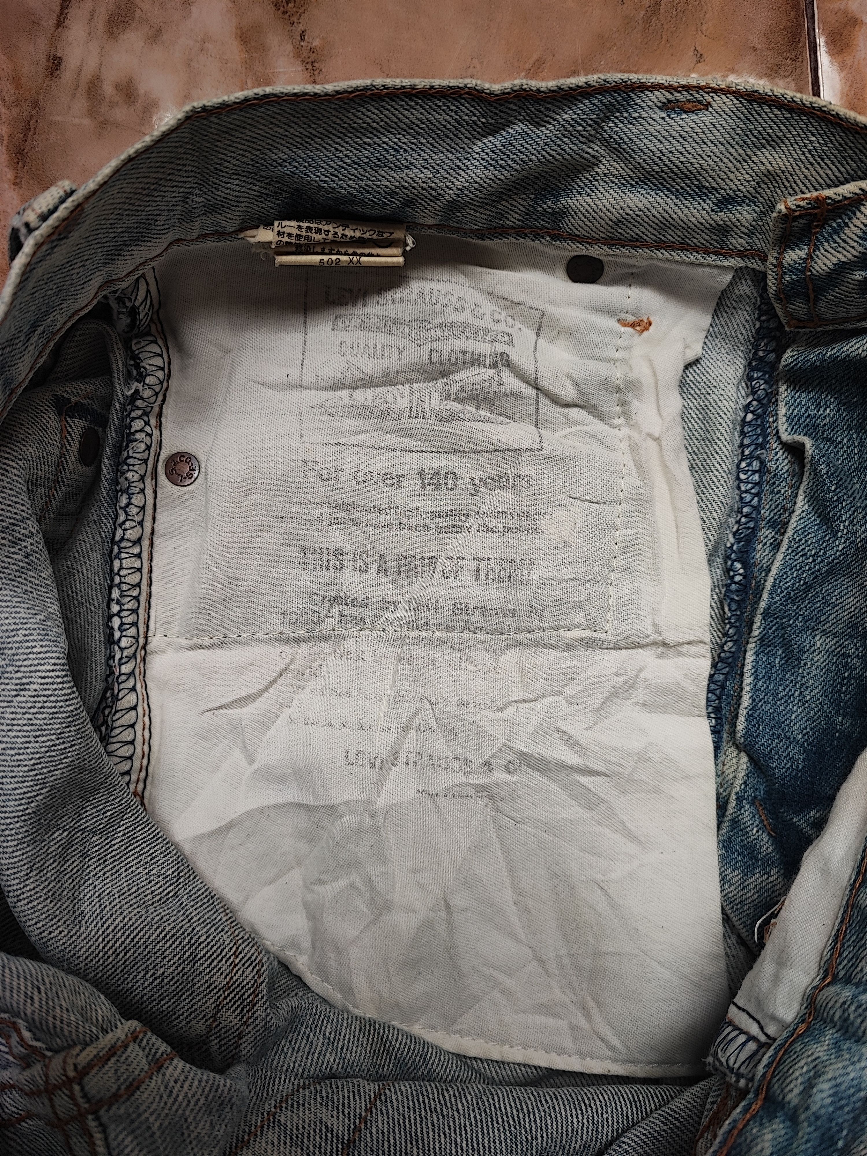 Levi's Vintage Clothing Levi's 502 Big E Redline Selvedge 1992 Jeans Size US 30 / EU 46 - 20 Thumbnail