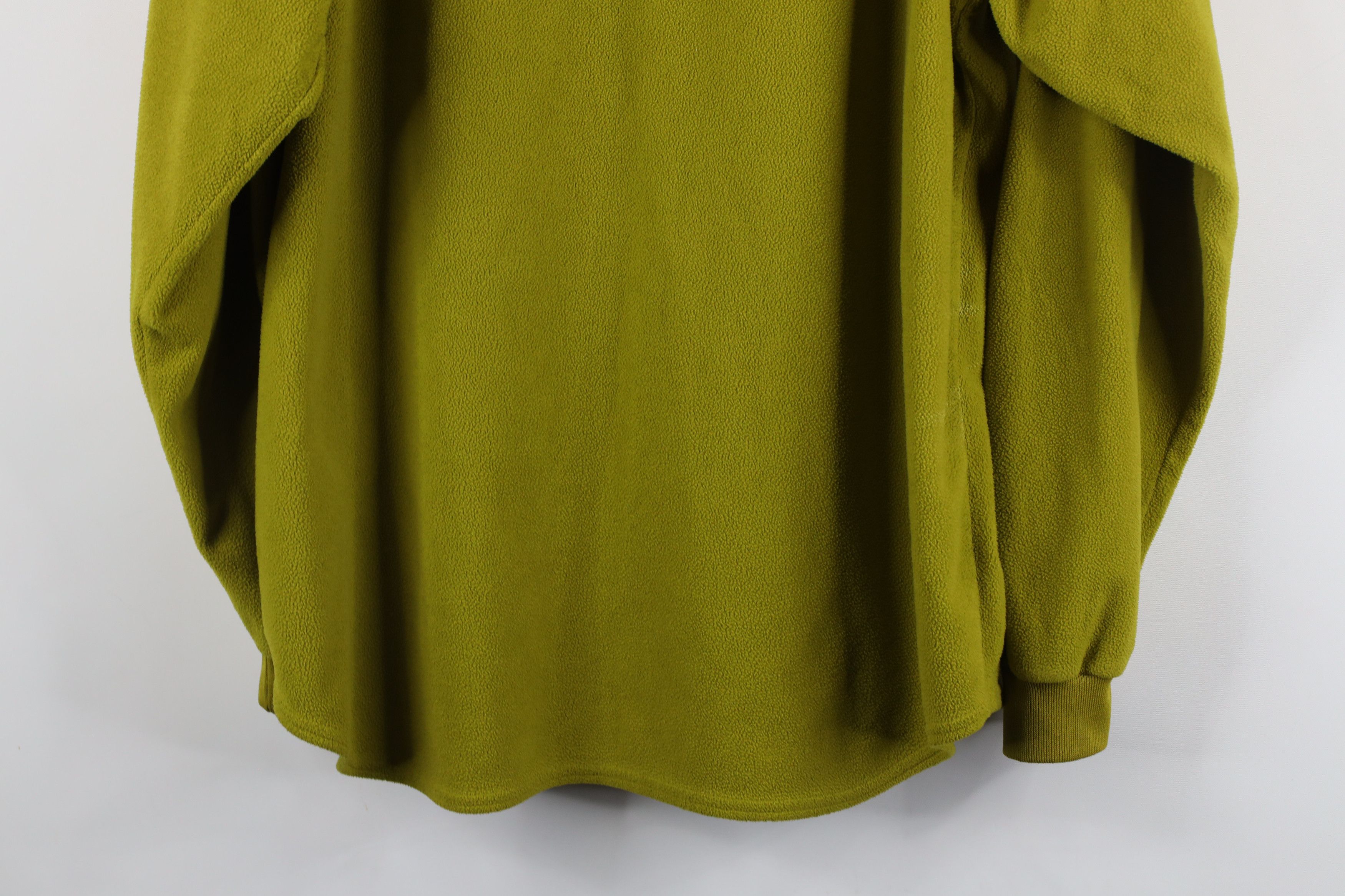 Nike × Vintage Vintage 90s Nike Mini Swoosh Fleece Sweatshirt Green Size US L / EU 52-54 / 3 - 12 Thumbnail