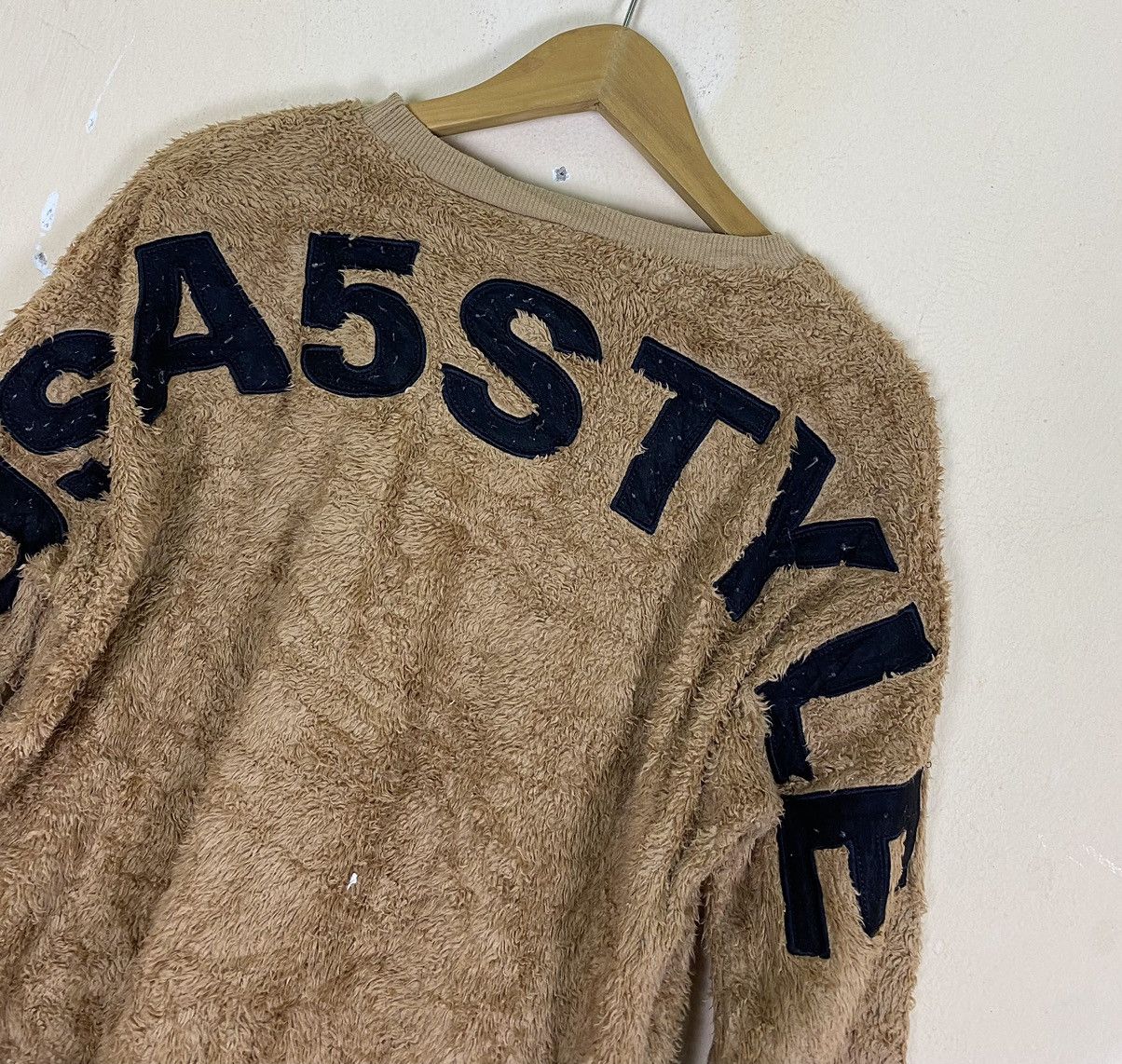 Japanese Brand Japanese Brand USA5Style Big Font Sherpa Sweater Size US M / EU 48-50 / 2 - 4 Thumbnail
