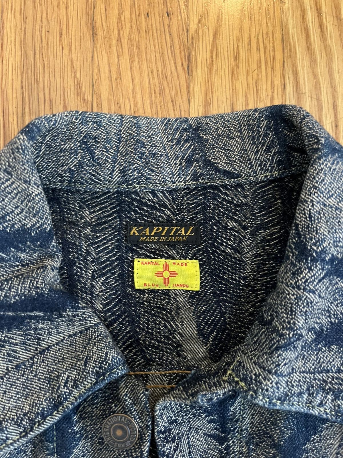 Kapital Kapital Feather Denim Jacket Size US S / EU 44-46 / 1 - 4 Thumbnail