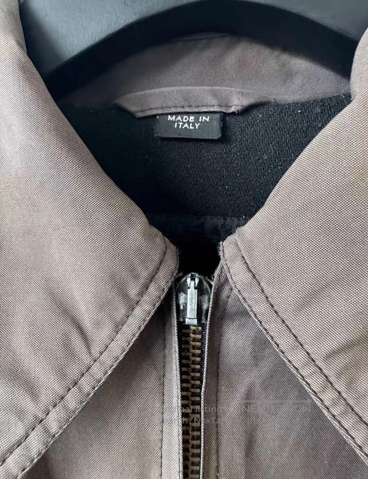 Helmut Lang Brown Collared Zip. Size US M / EU 48-50 / 2 - 8 Thumbnail