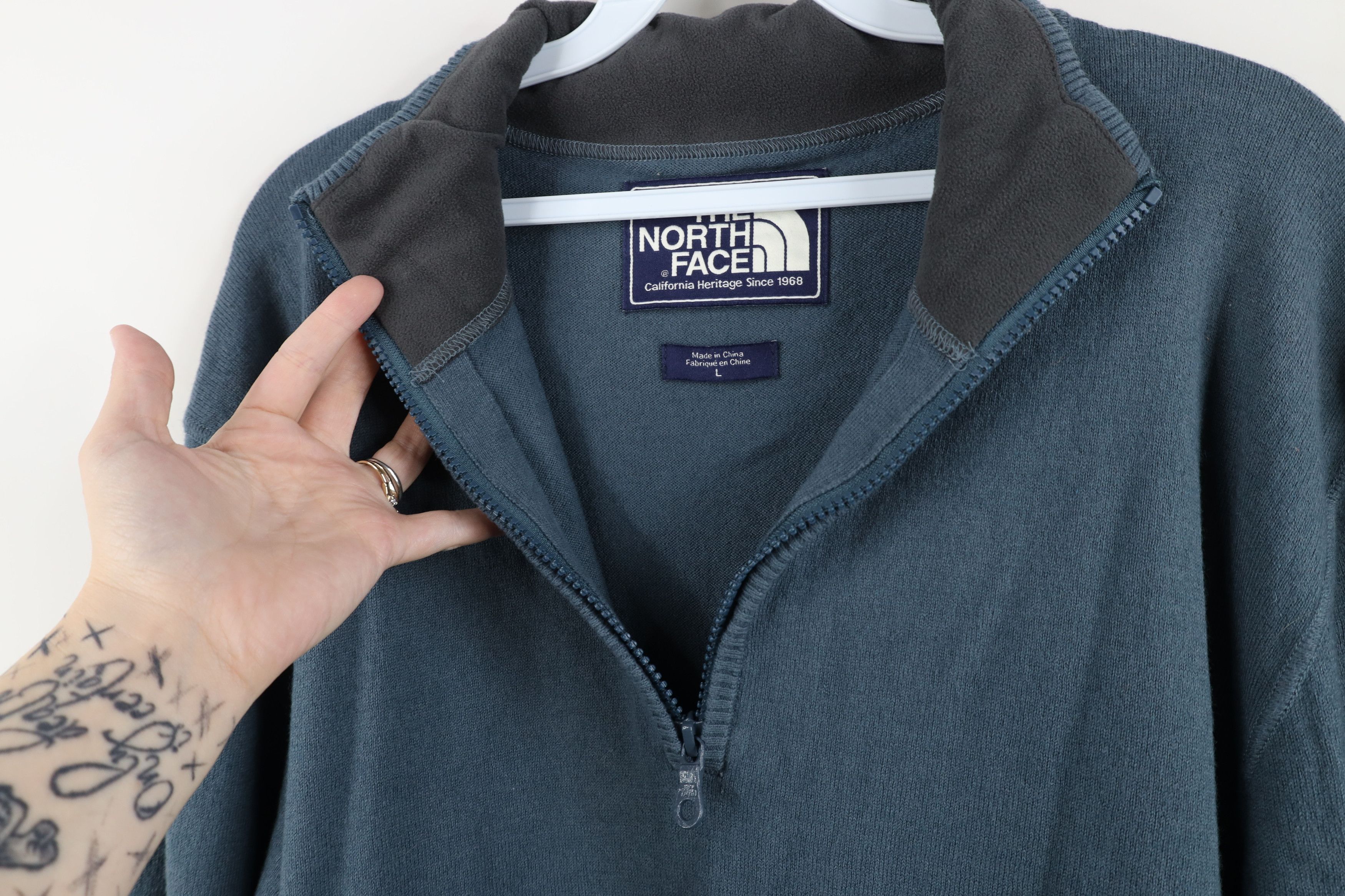 The North Face Vintage The North Face Lightweight Wool Blend Knit Sweater Size US L / EU 52-54 / 3 - 8 Thumbnail