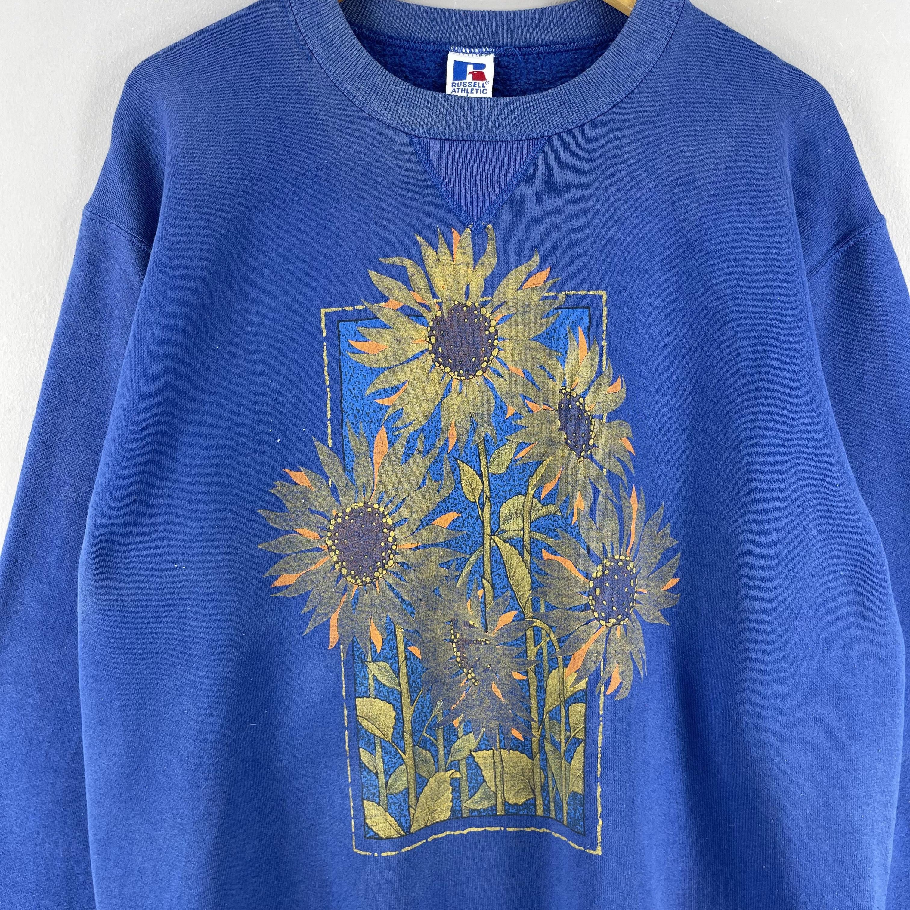 Vintage Vintage SUNFLOWER Pop Art Painting Crewneck Sweatshirt Size US L / EU 52-54 / 3 - 2 Thumbnail
