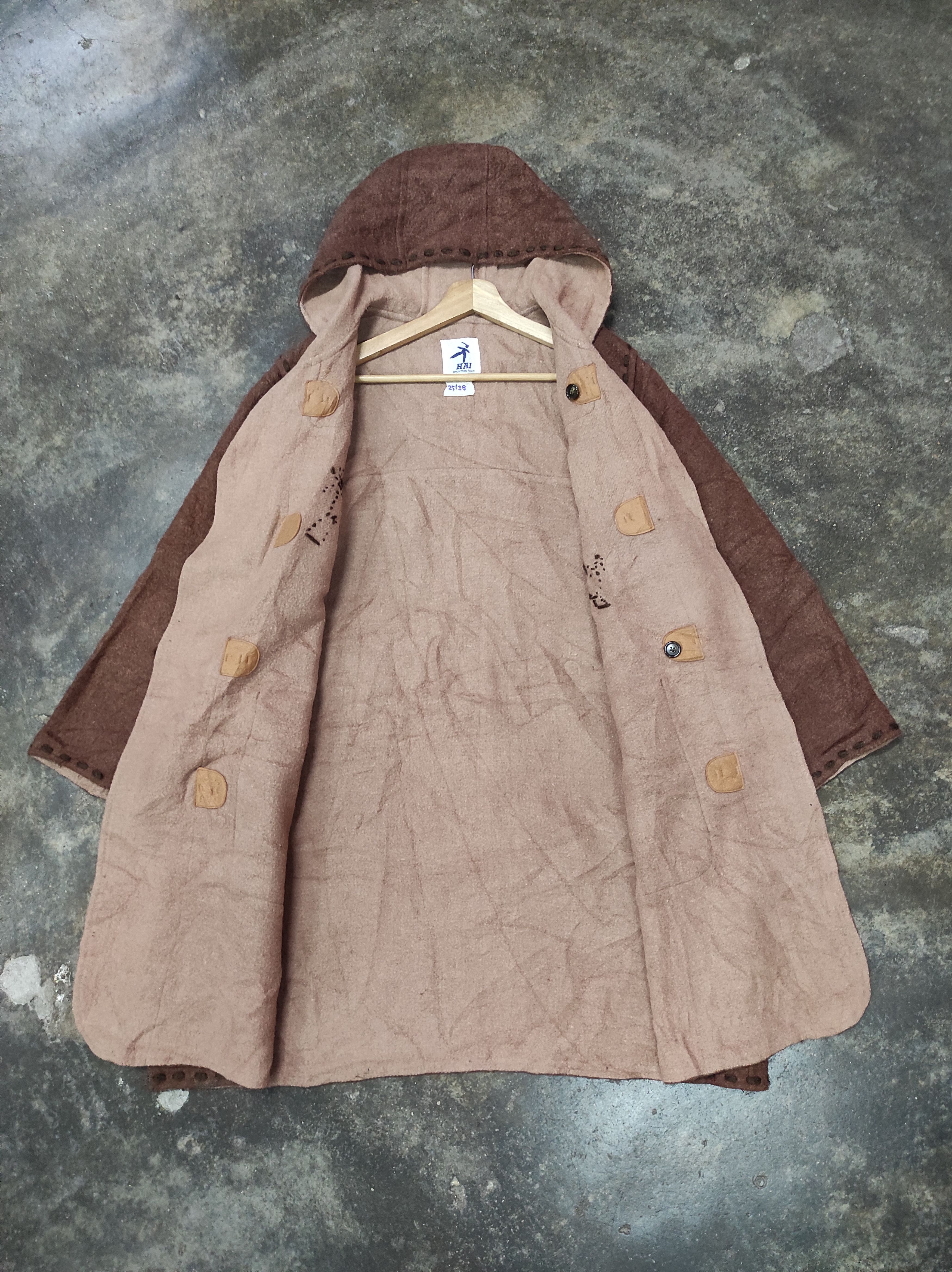 Issey Miyake HAI SPORTING GEAR ELEPHANT ISSEY MIYAKE DUFFLE COAT HOODED Size US L / EU 52-54 / 3 - 2 Thumbnail