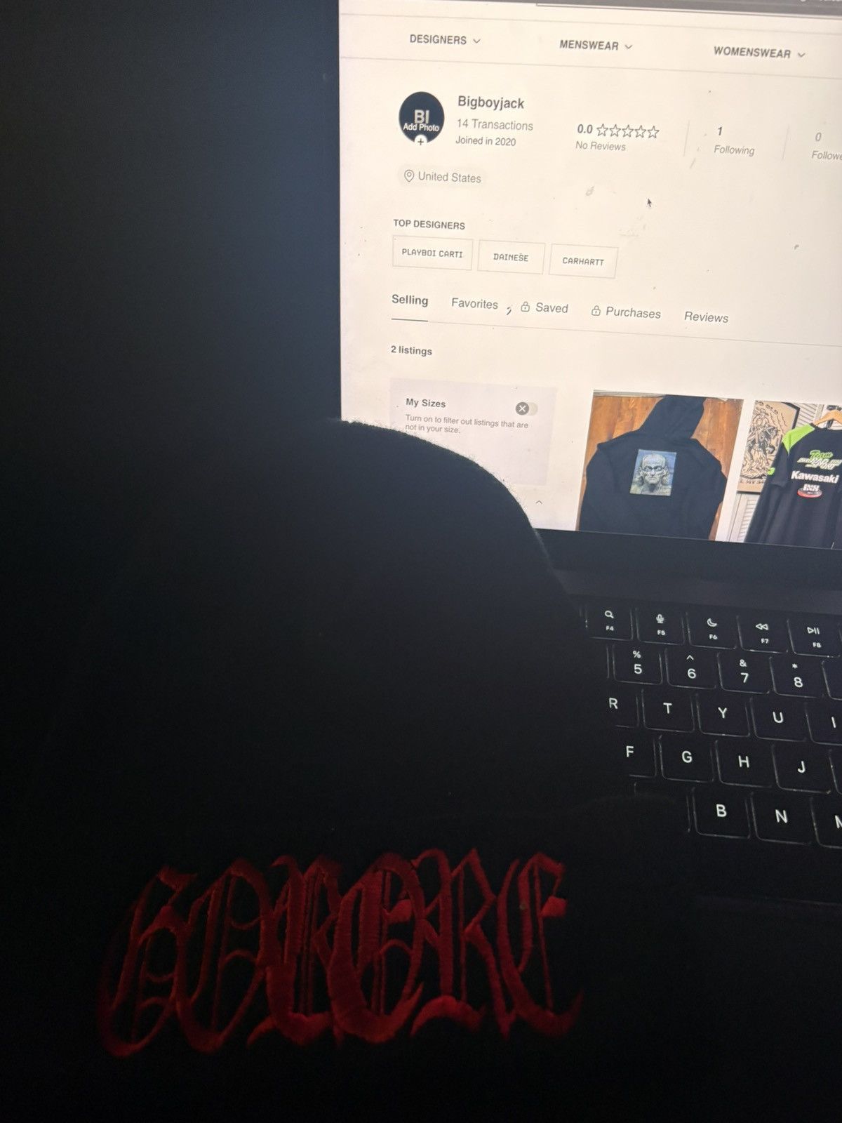 Other Ken carson gorecore beanie Size ONE SIZE - 2 Thumbnail
