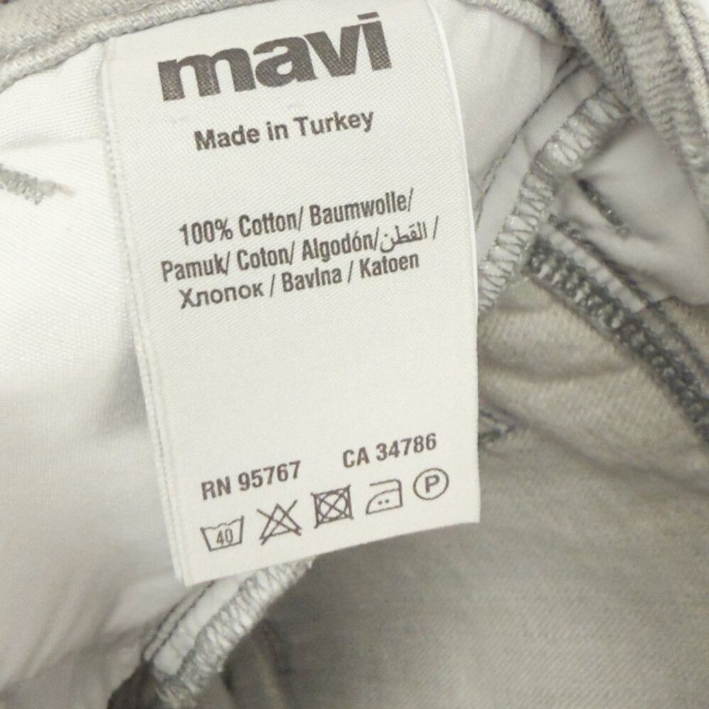 Mavi MAVI Victoria High Rise Wide Legs Light Grey Stone Wash 26 Size 26" / US 2 / IT 38 - 12 Thumbnail