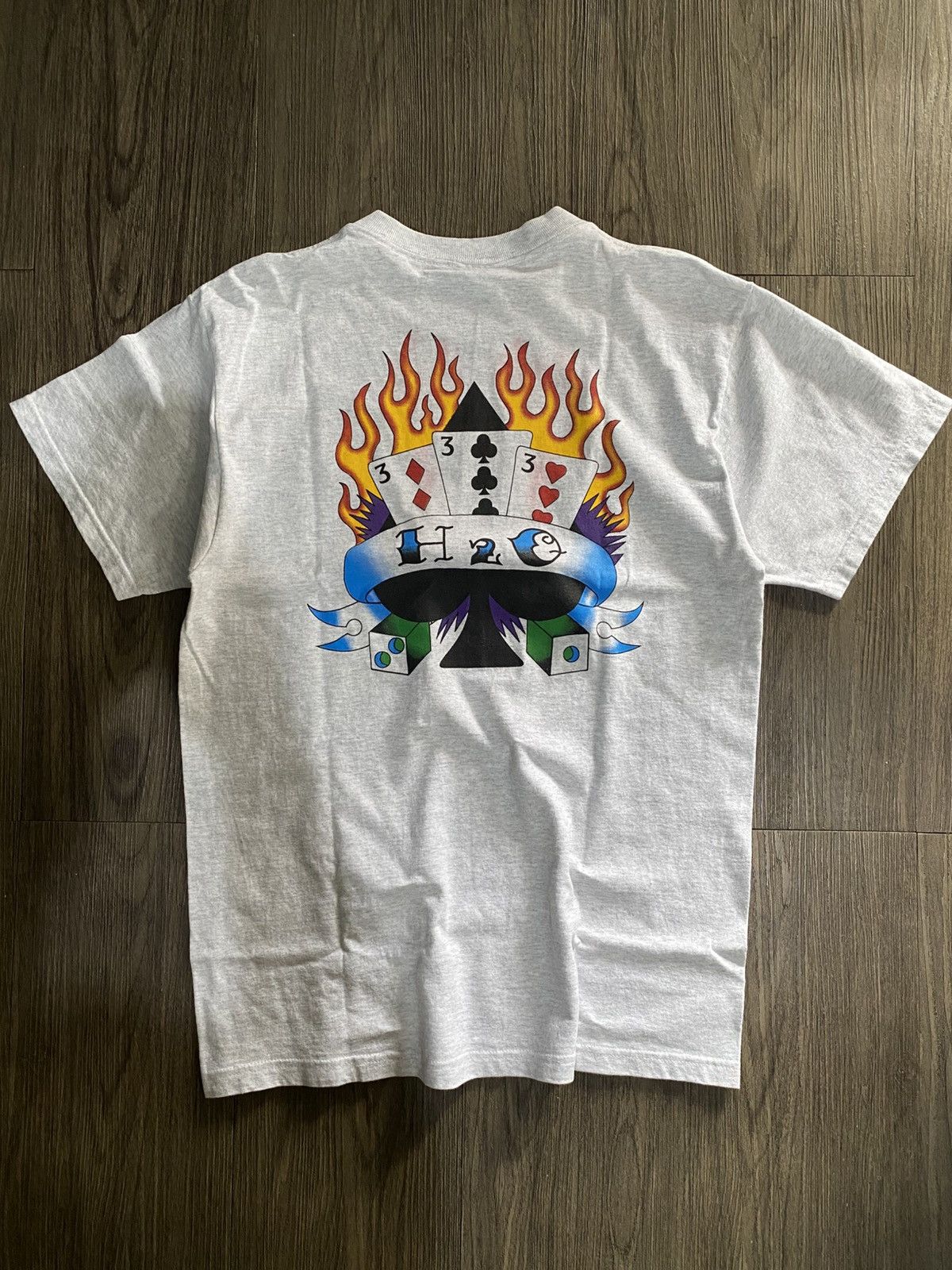 Band Tees vintage H2O Size US M / EU 48-50 / 2 - 2 Thumbnail