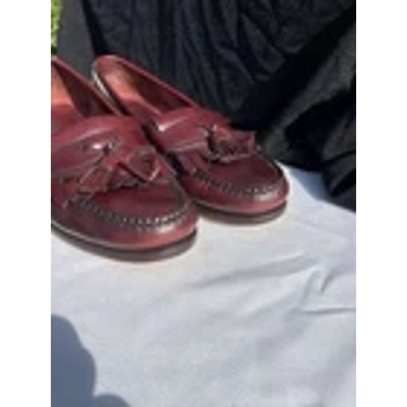 Cole Haan Cole Haan Men Tassel Loafer Burgundy Dress Shoe Sz 11 D Size US 11 / EU 44 - 2 Thumbnail