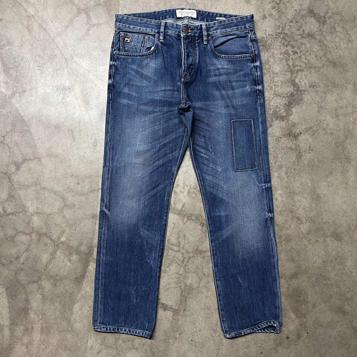 Express × Lucky Brand × Scotch & Soda Scotch & Soda Amsterdams Blauw “Ralston” Denim Jeans Size US 32 / EU 48 - 2 Thumbnail