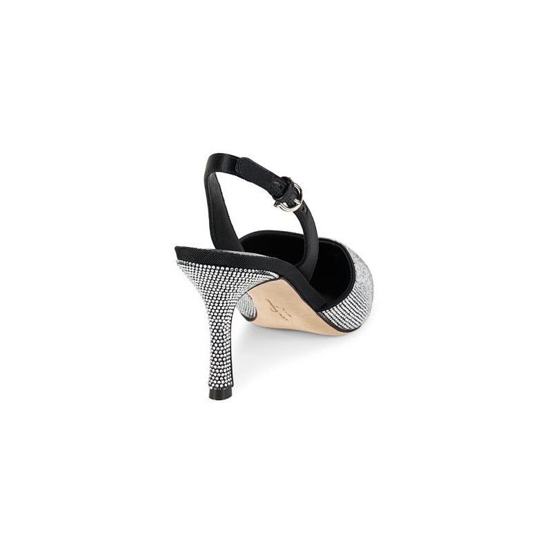 Salvatore Ferragamo Salvatore Ferragamo Ileen 70 Crystal-Embellished Pumps sz. 7 Size US 7 / IT 37 - 3 Thumbnail