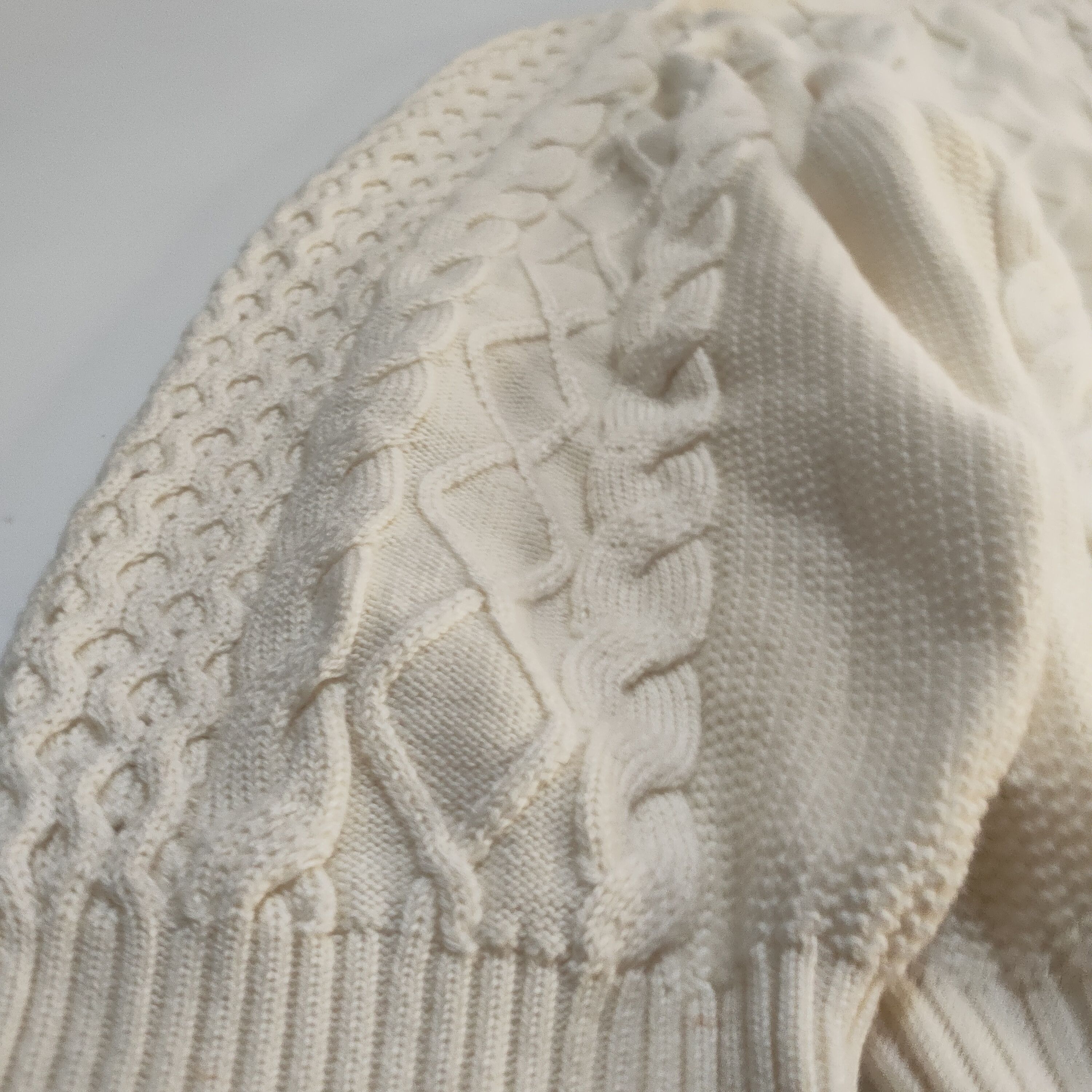 Y/Project NEW Y/PROJECT Oversized Wool Blend Sweater in Cream Size US M / EU 48-50 / 2 - 23 Thumbnail