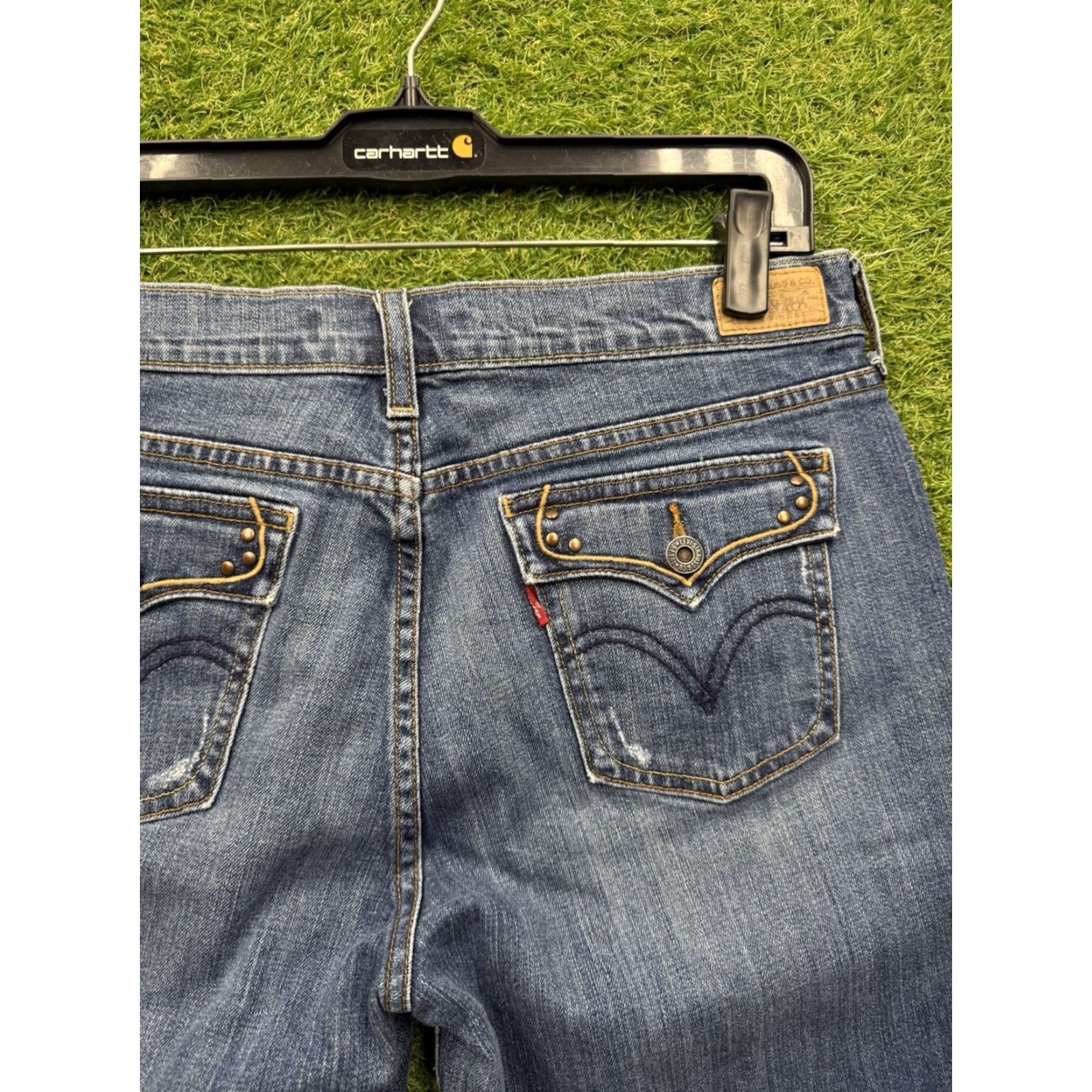 Levi's VINTAGE Levi's 515 Jeans Women 10 Bootcut Denim Blue 5-Pocket Classic Retro Western Casual Womens Size 32" / US 10 / IT 46 - 3 Thumbnail