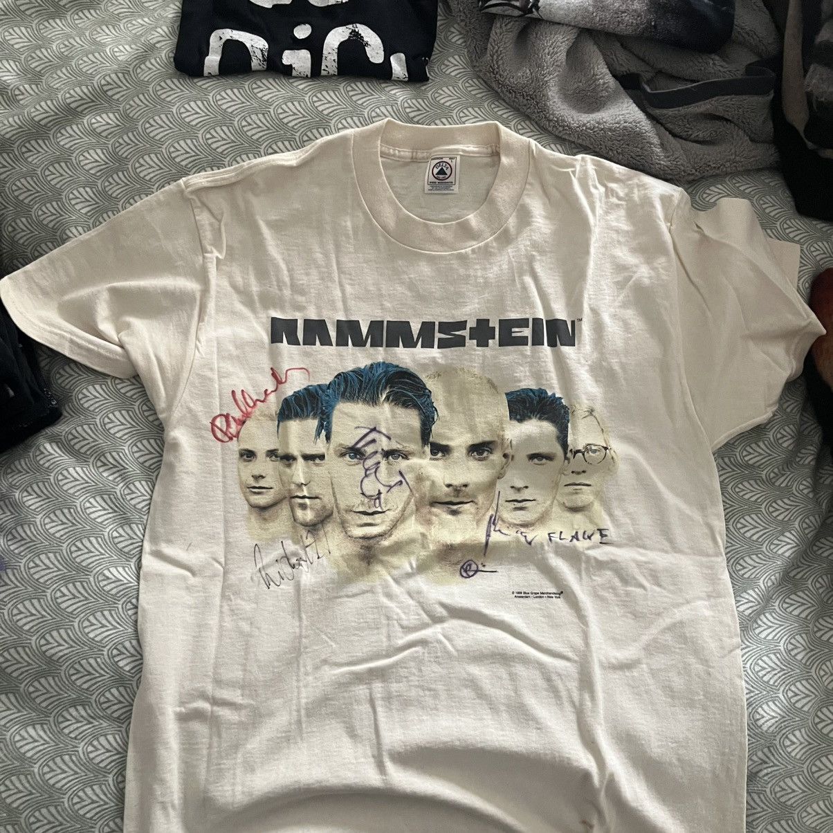 Rammstein Vintage Band Shirt Tour XL Delta