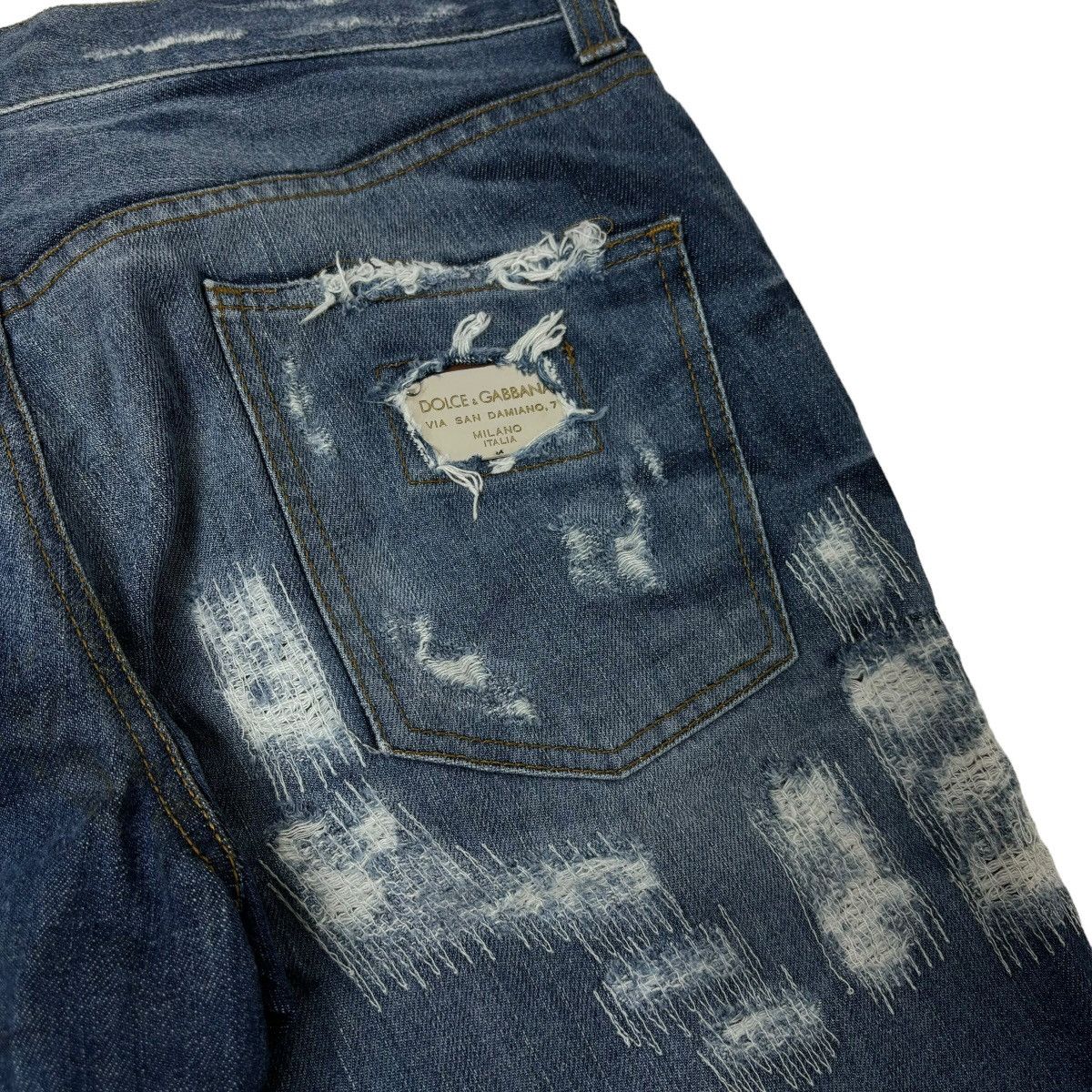 Dolce & Gabbana × If Six Was Nine × Le Grande Bleu (L.G.B.) Dolce & Gabbana Distressed Denim Jeans Size US 32 / EU 48 - 7 Thumbnail
