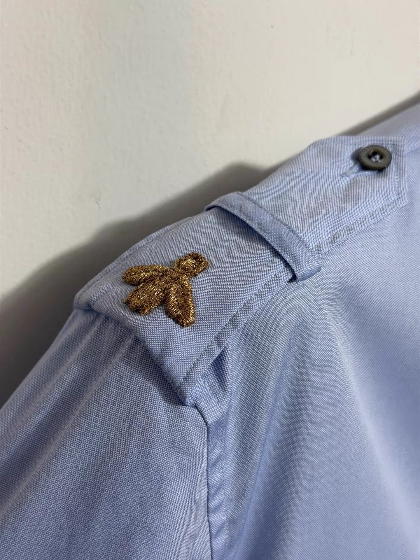 Gucci Gucci Slim Fit Oxford Longsleeve Shirt 43 Size US XXL / EU 58 / 5 - 4 Thumbnail