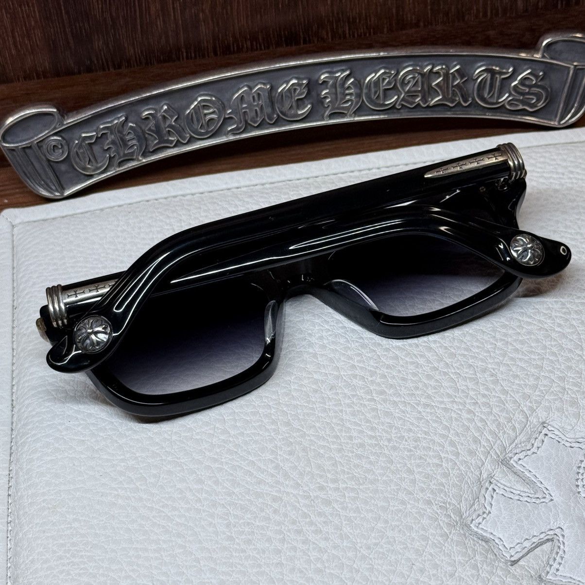 Chrome Hearts Chrome Hearts TRYPOLEAGAIN 1/1 Sunglasses Size ONE SIZE - 2 Thumbnail