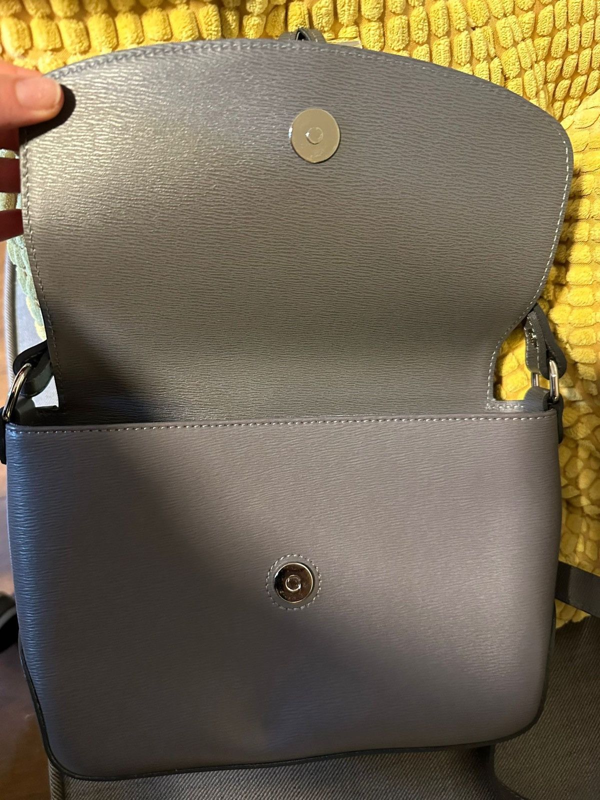 Longchamp LONGCHAMP Gray shoulder bag Size ONE SIZE - 3 Thumbnail