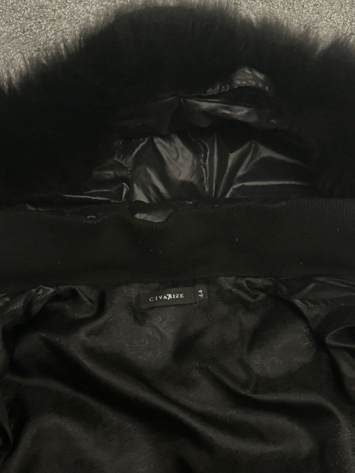 CIVARIZE Civarize black fur puffer Size US S / EU 44-46 / 1 - 4 Thumbnail