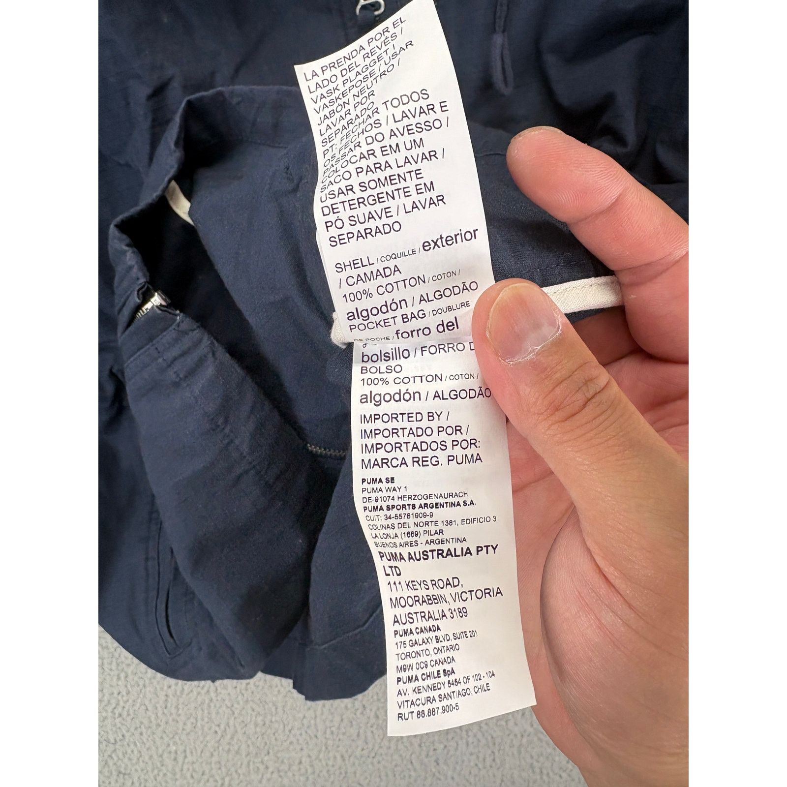 Puma Puma Lightweight Ripstop Drawstring Jacket Mens Extra Large Size US XL / EU 56 / 4 - 7 Thumbnail