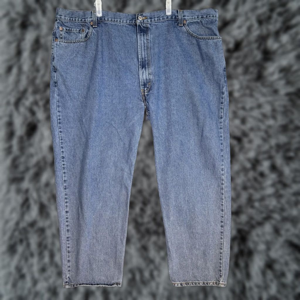Levi's Levi's 550 Jeans Mens 50x30 Blue Relaxed Fit Tapered Leg Denim Vintage Y2K Levi's 500 Series Jeans Mens Blue 50x30 Mens Size US 34 / EU 50 - 1 Thumbnail