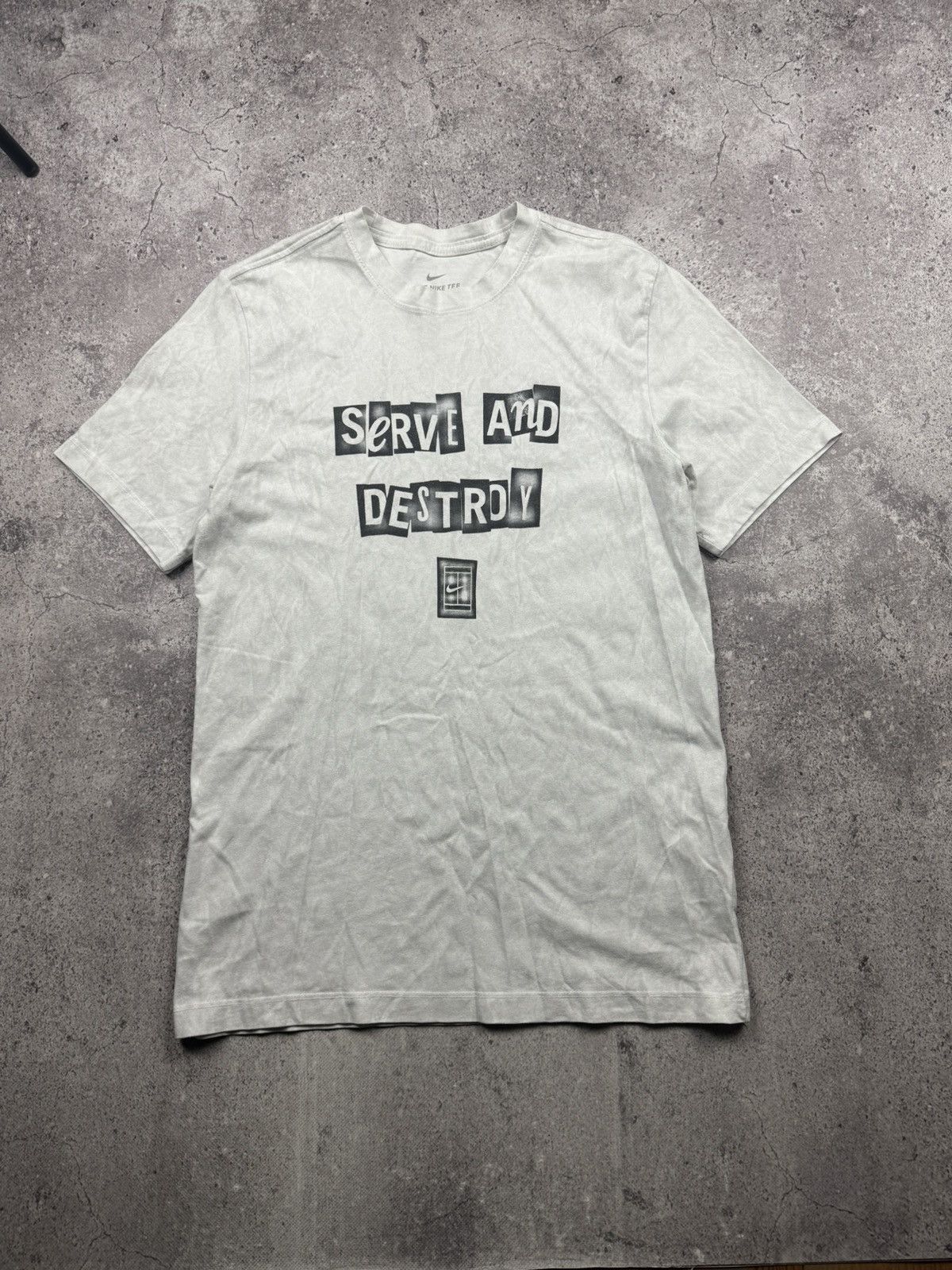 Nike Vintage Nike Court Tennis Serve And Destroy Y2K T Shirt Size US M / EU 48-50 / 2 - 1 Thumbnail