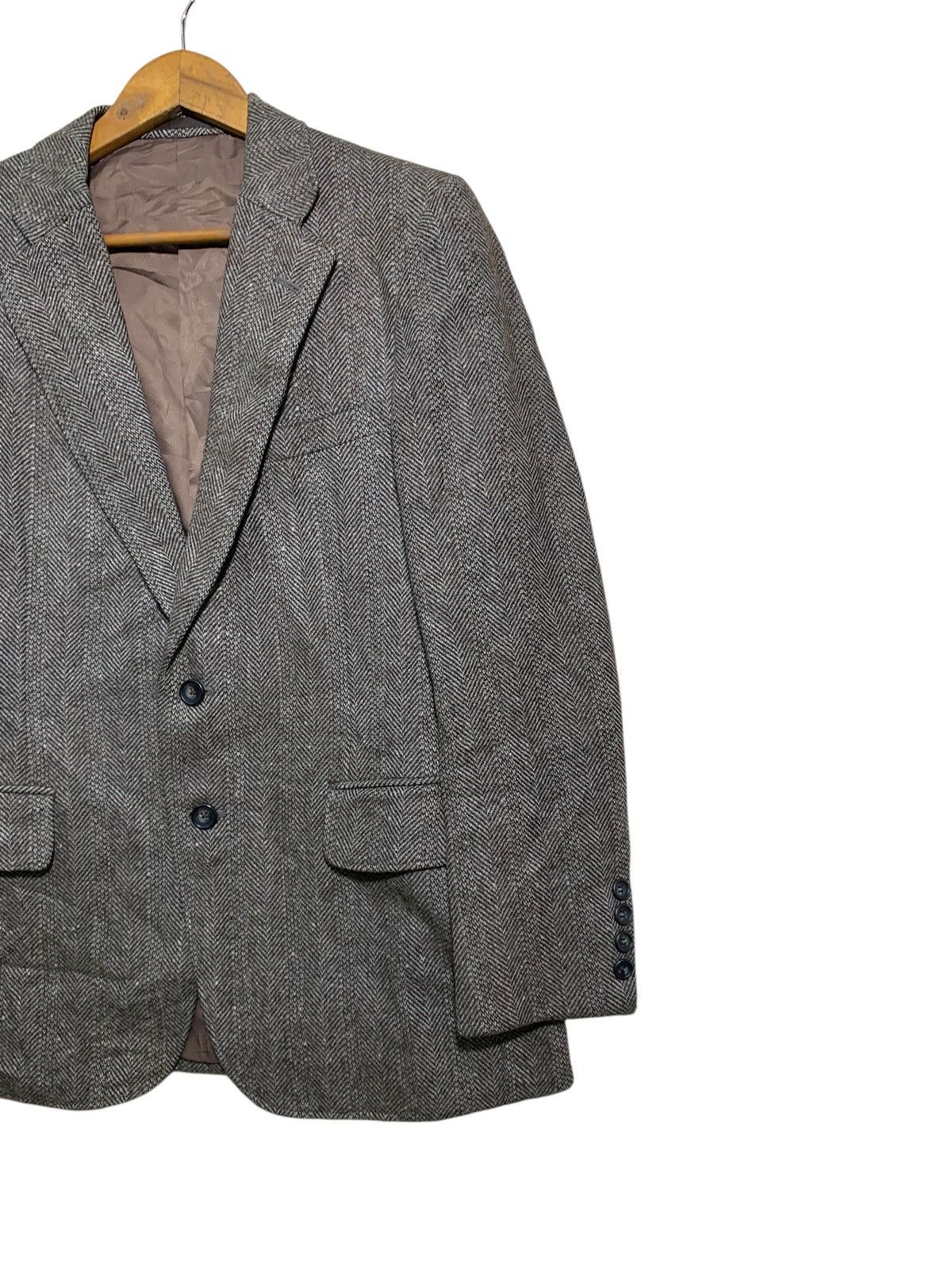 Burberry 🔥VTG BURBERRY HBT WOOL BLAZERS Size 40S - 3 Thumbnail