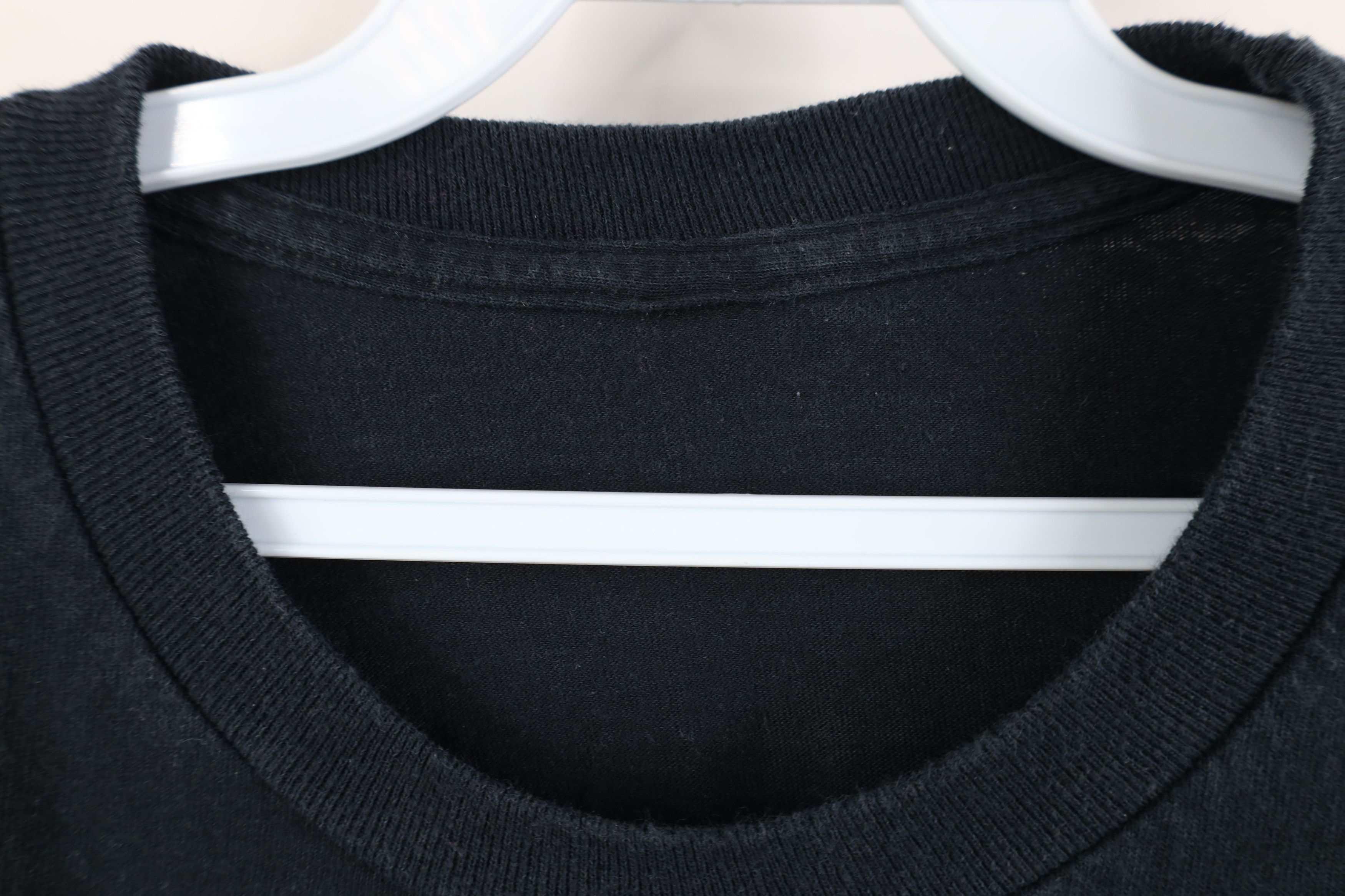 Vintage Vintage 90s Y2K Streetwear Cotton Long Sleeve T-Shirt Black Size US XL / EU 56 / 4 - 5 Thumbnail