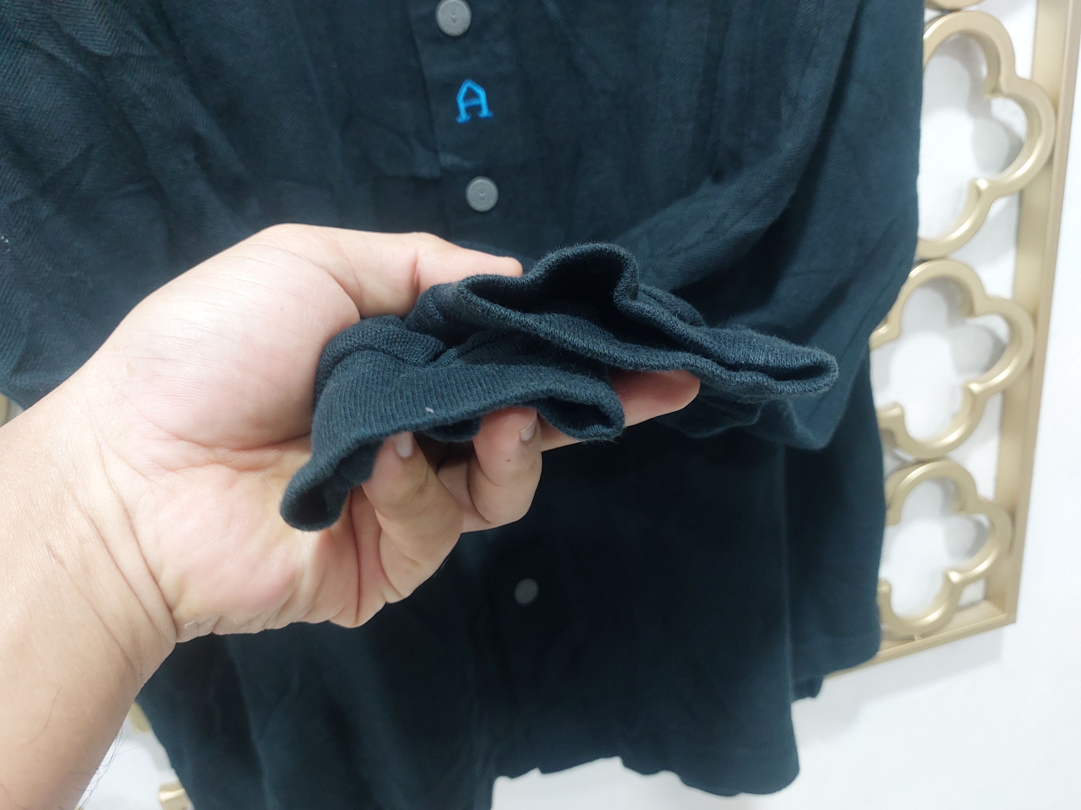 Designer × Japanese Brand × Kansai Yamamoto KANSAI SICURO LONG SLEEVE POLO BUTTON UP Size US XL / EU 56 / 4 - 12 Thumbnail