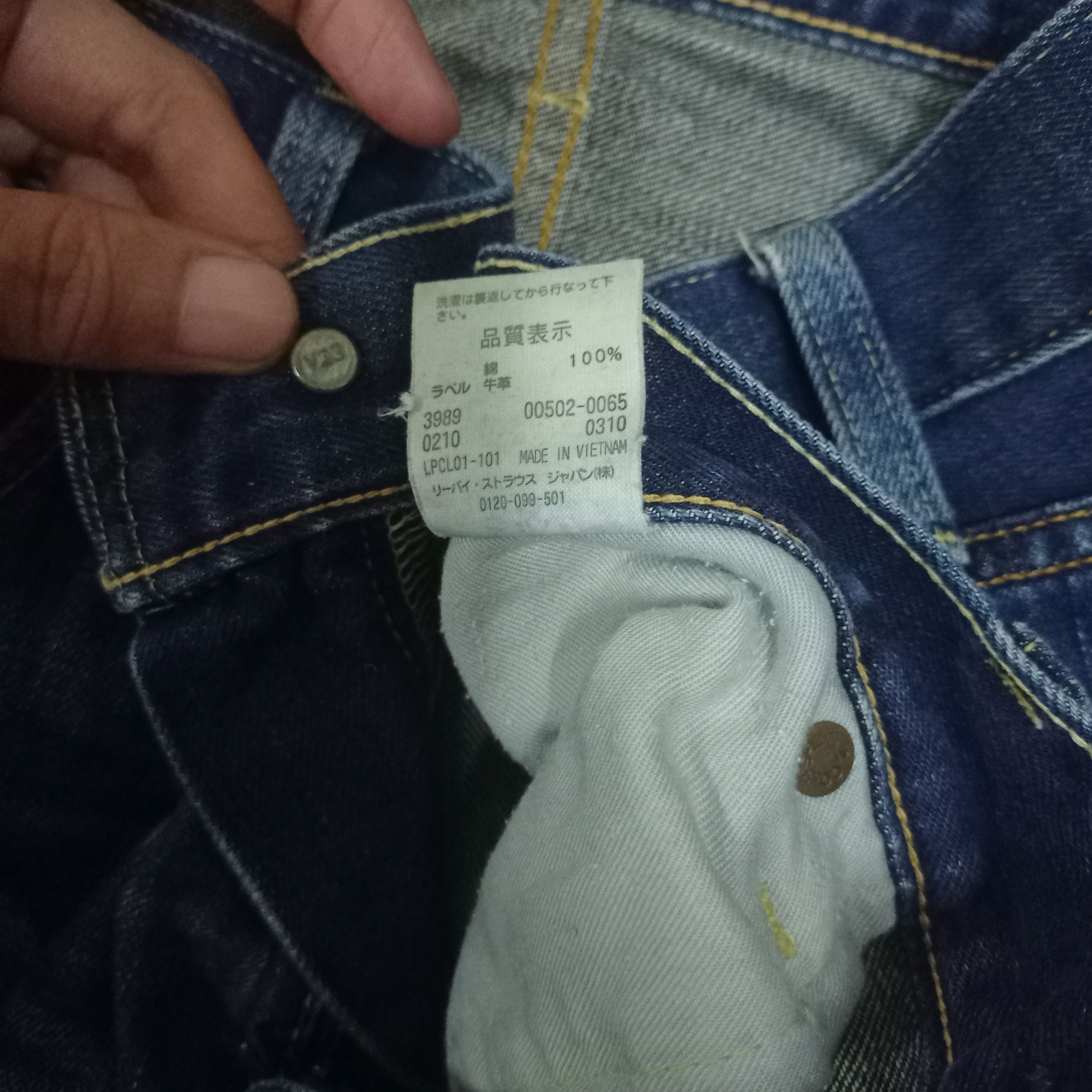 Levi's × Levi's Vintage Clothing Vintage 90s Levis 502 Blue Wash Distressed Baggy Jeans 34x29 Size US 34 / EU 50 - 11 Thumbnail